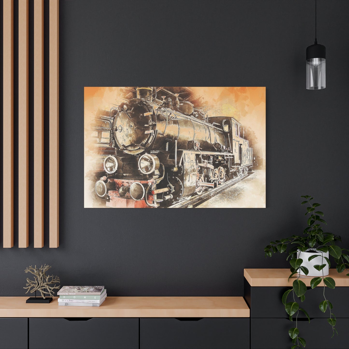 Locomotive Matte Canvas, Stretched, 1.25"