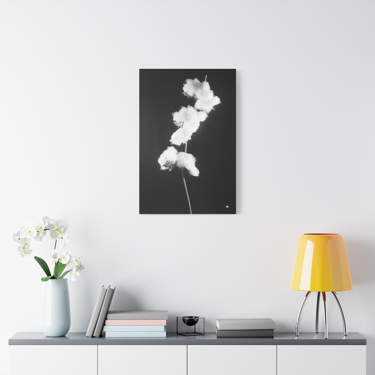 Cotton Matte Canvas, Stretched, 1.25"