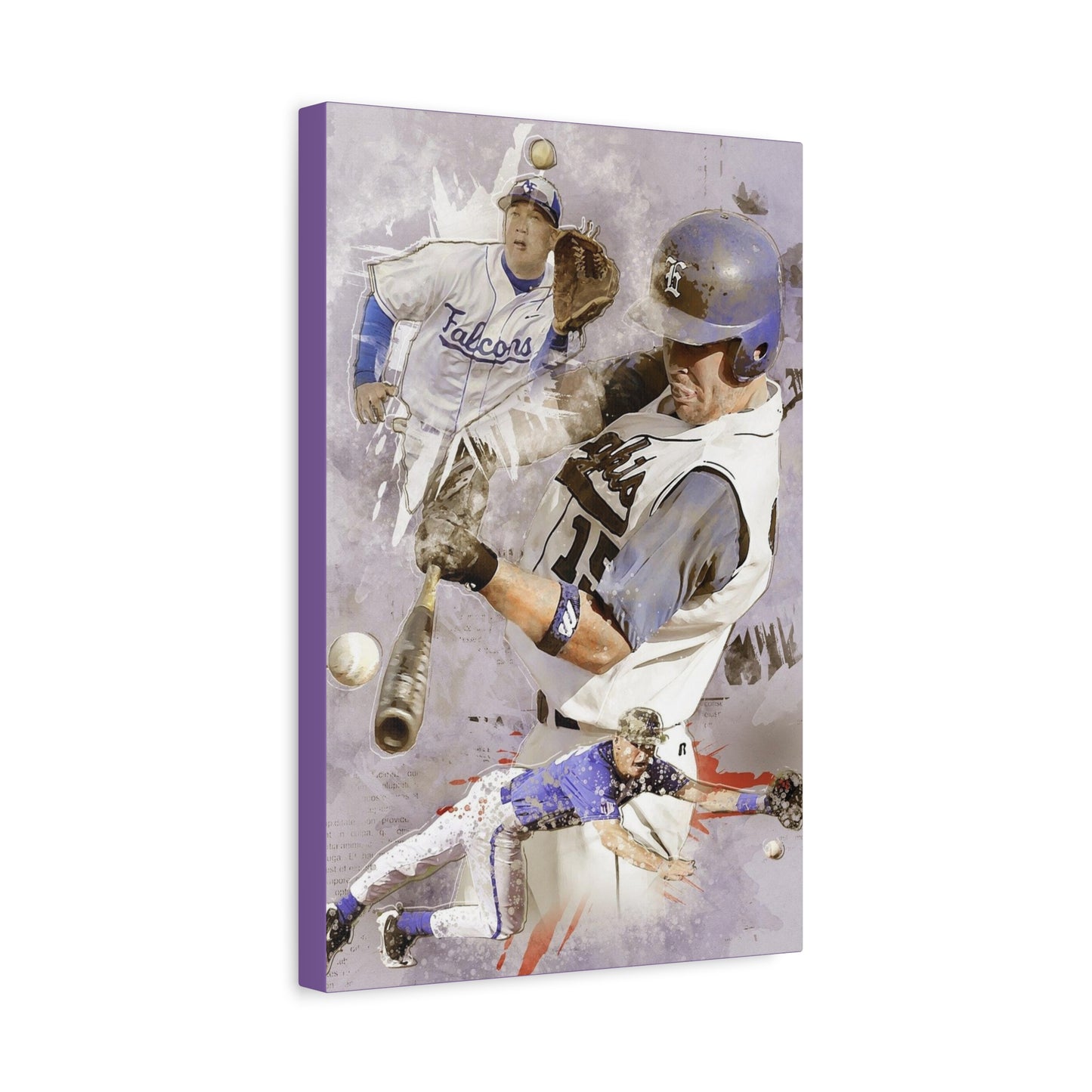 Baseball Matte Canvas, Stretched, 1.25"