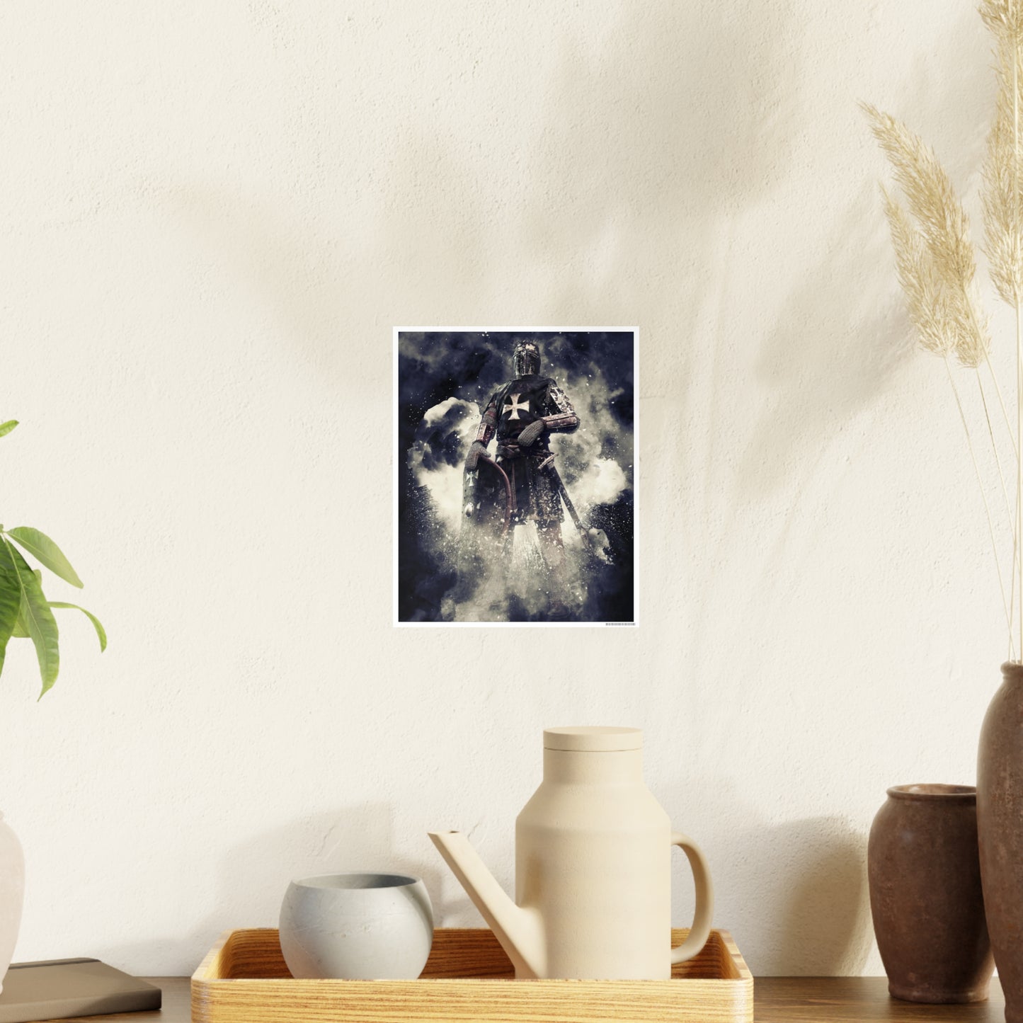Knight Crusader Photo Art Paper Posters