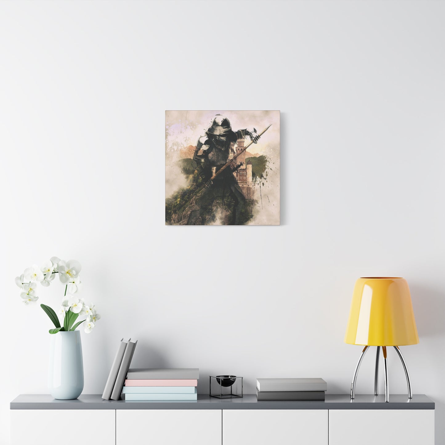 Medieval Knight Matte Canvas, Stretched, 1.25"