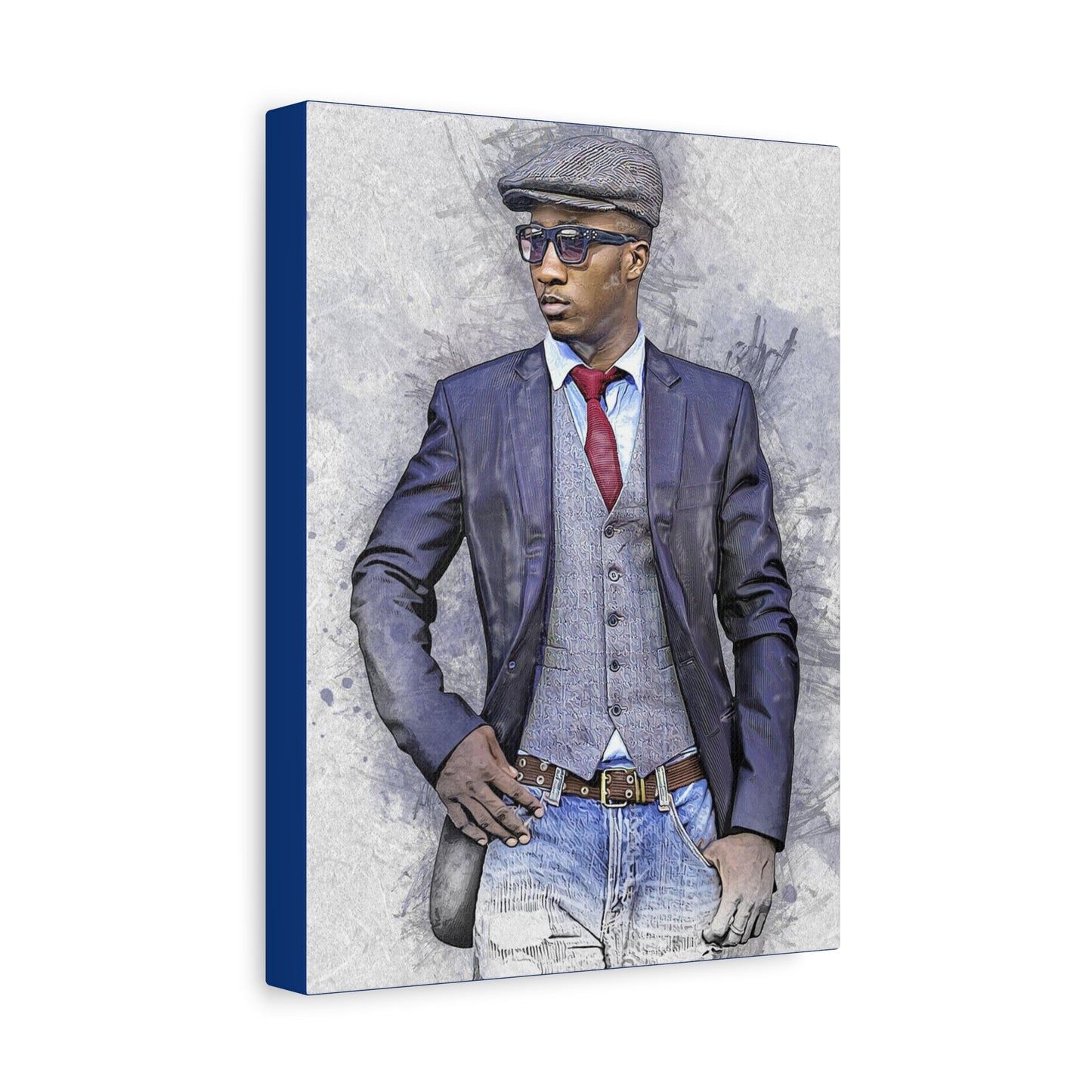 Man Model  Matte Canvas, Stretched, 1.25"
