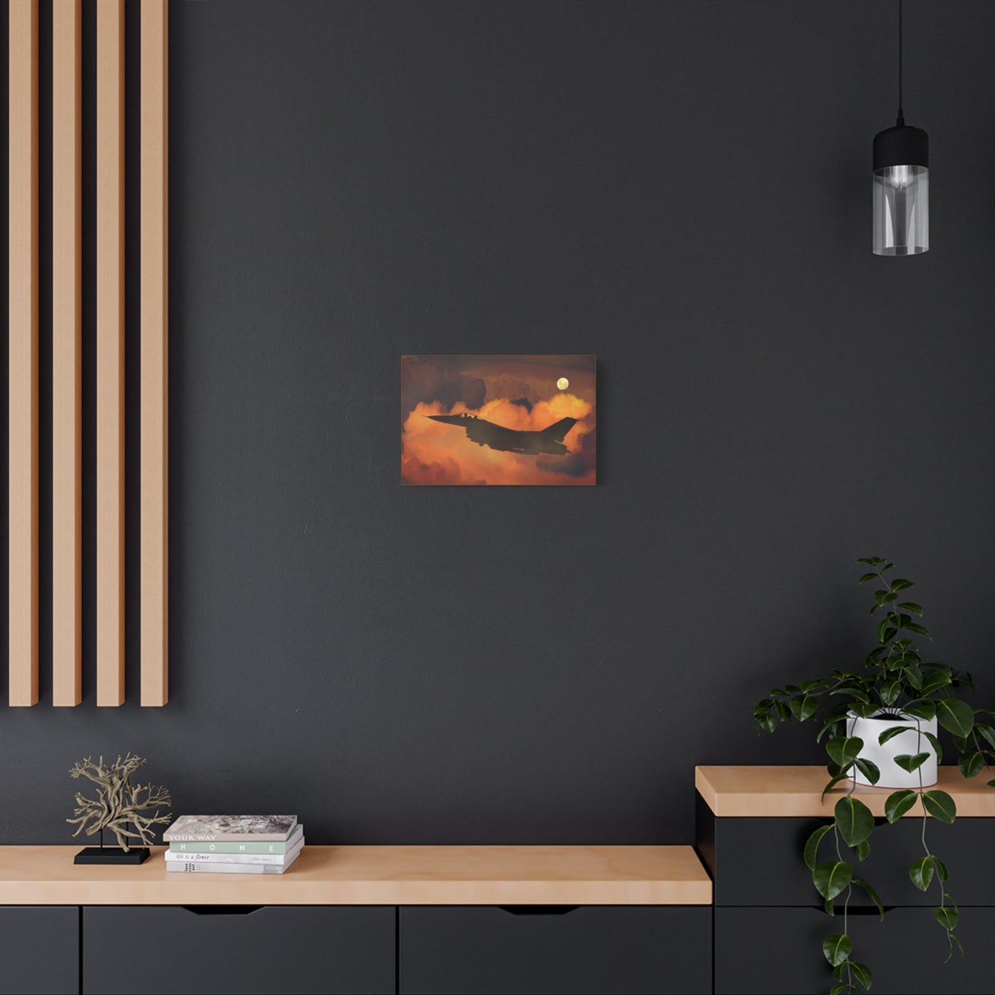 Jet Fighter Matte Canvas, Stretched, 1.25"