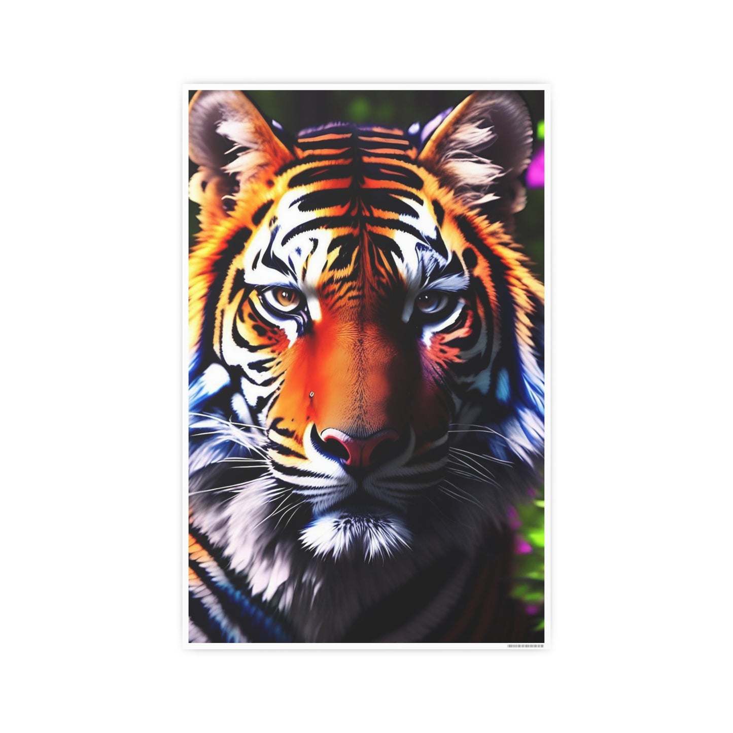 Tiger AI Gen Photo Art Paper Posters