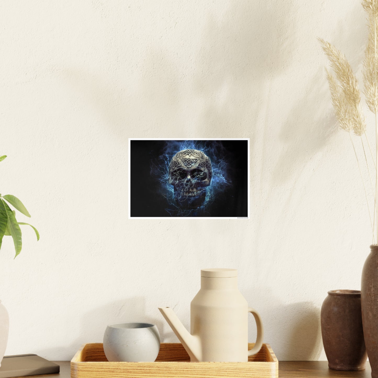 Skull Photo Art Paper Posters