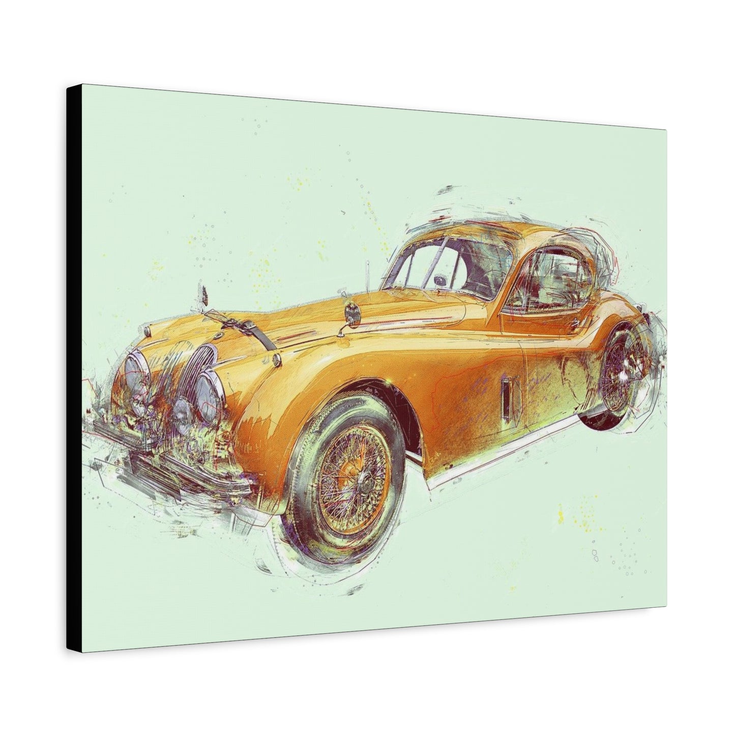 Jaguar Matte Canvas, Stretched, 1.25"