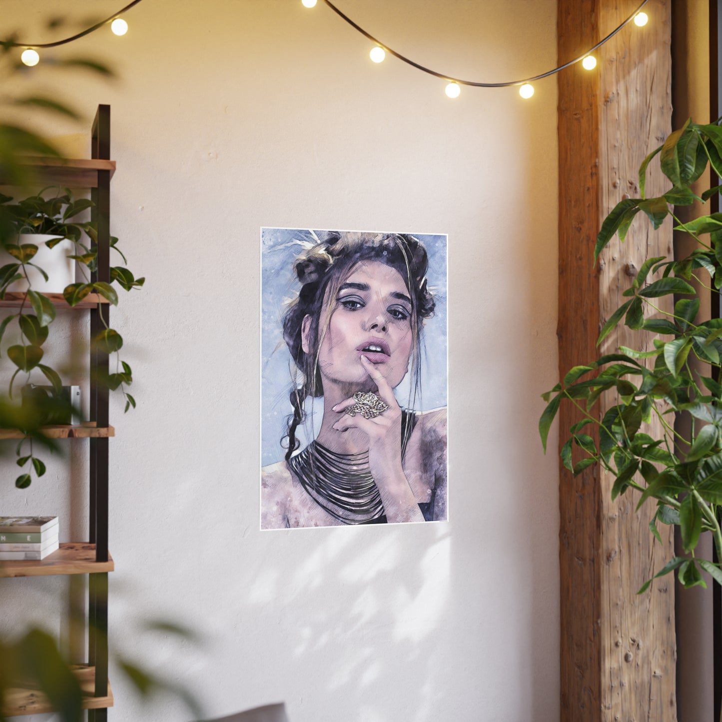 Woman Photo Art Paper Posters