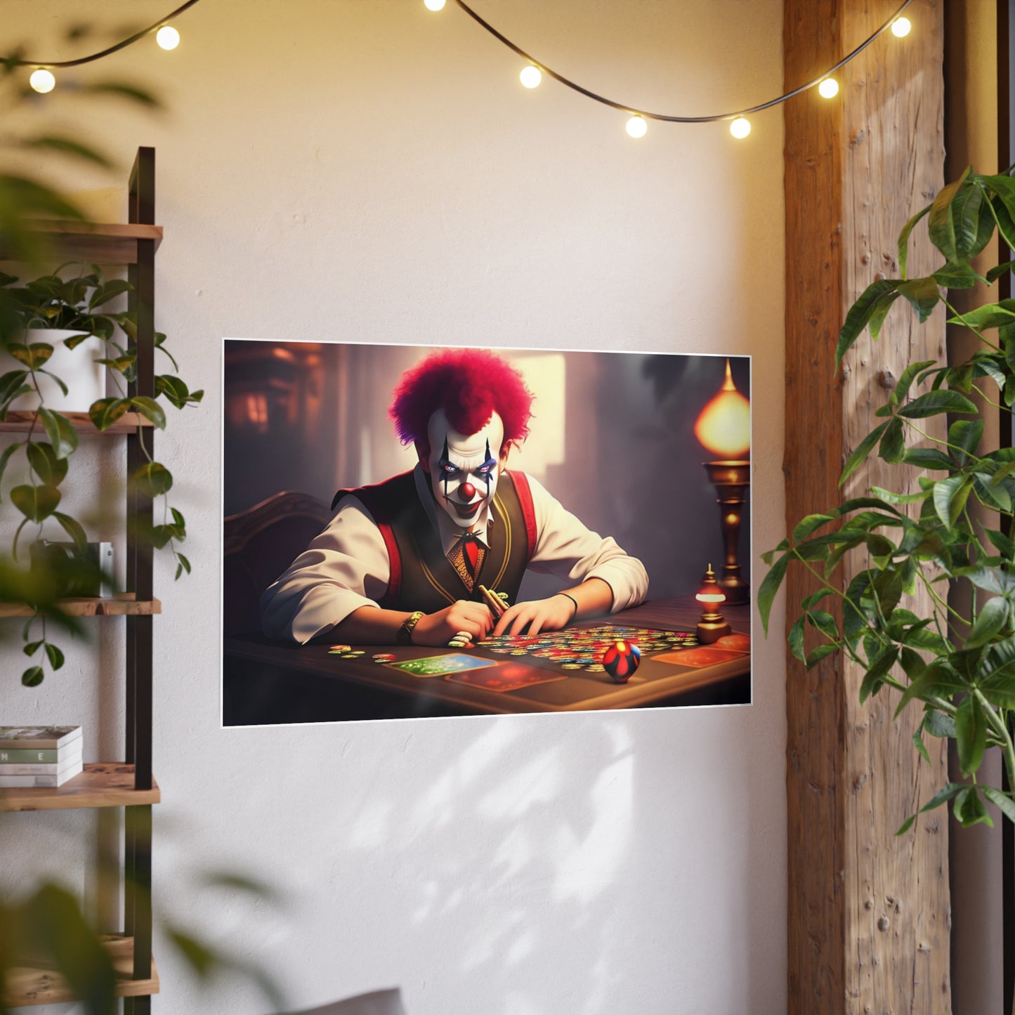 Clown AI Gen Photo Art Paper Posters