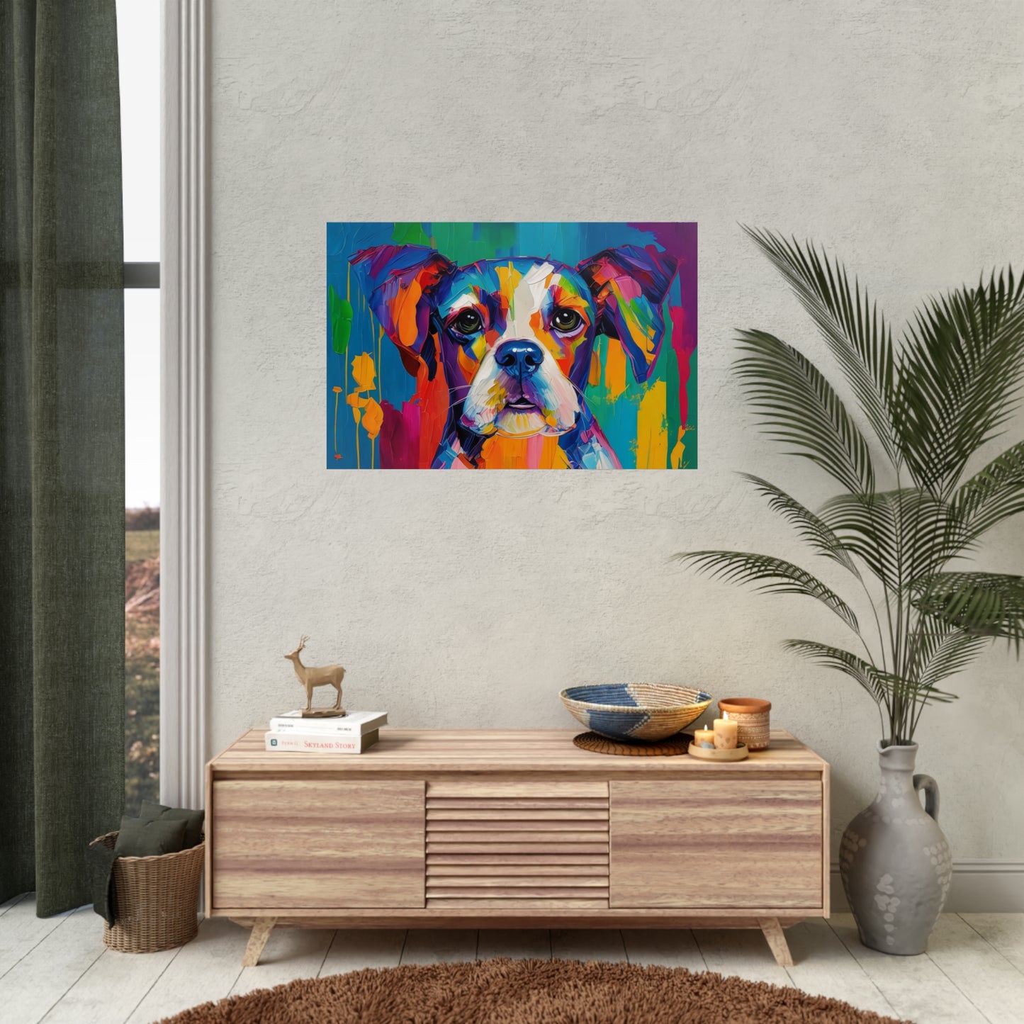 Dog AI Gen Rolled Posters