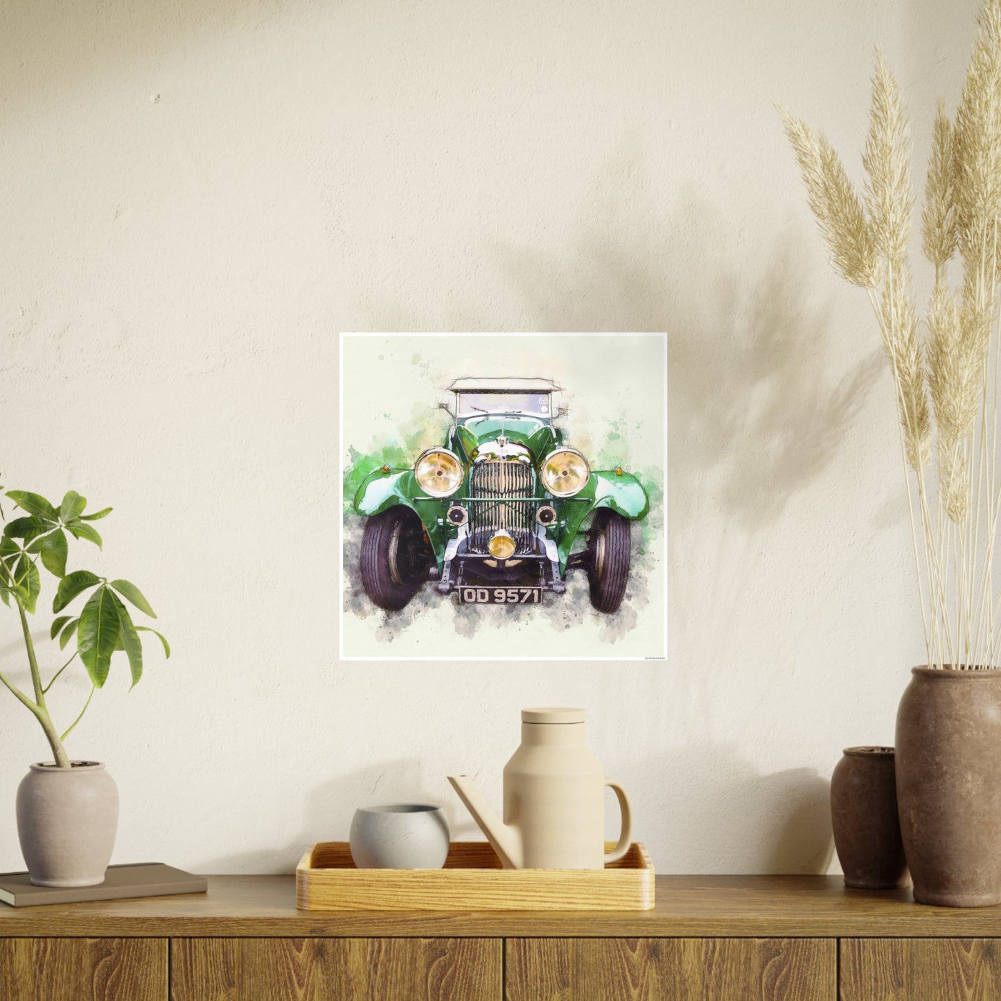Car Photo Art Paper Posters