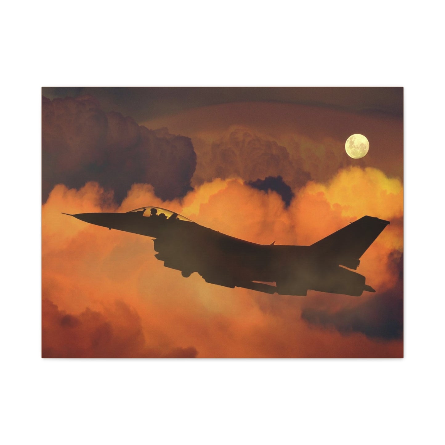 Jet Fighter Matte Canvas, Stretched, 1.25"