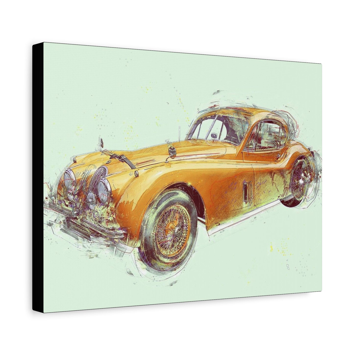 Jaguar Matte Canvas, Stretched, 1.25"