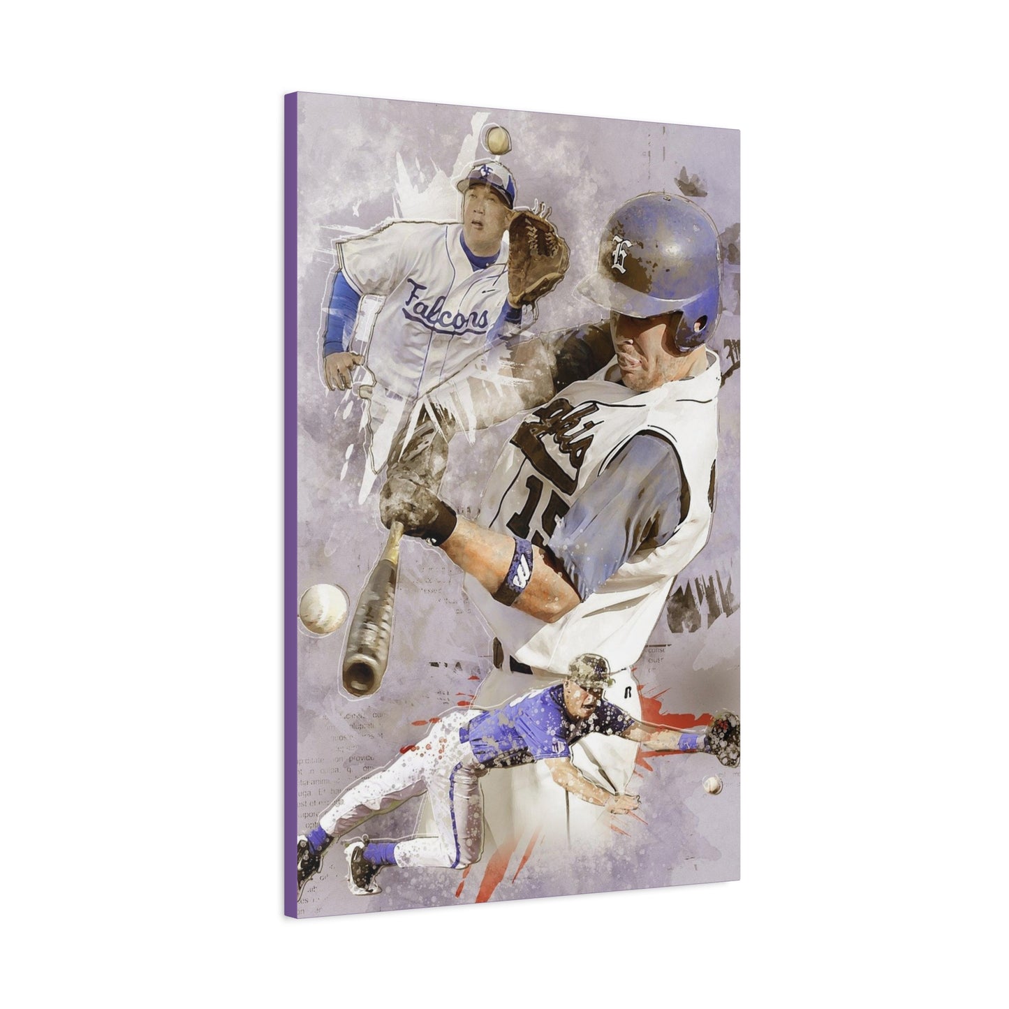 Baseball Matte Canvas, Stretched, 1.25"