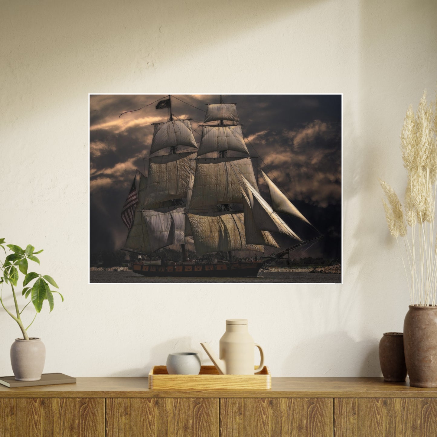 Sailing Ship Photo Art Paper Posters