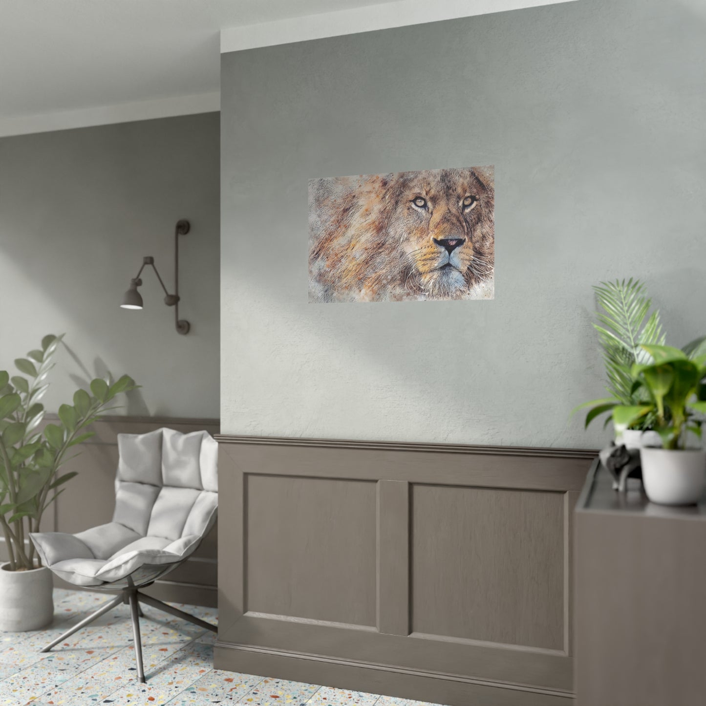 Lion Rolled Posters