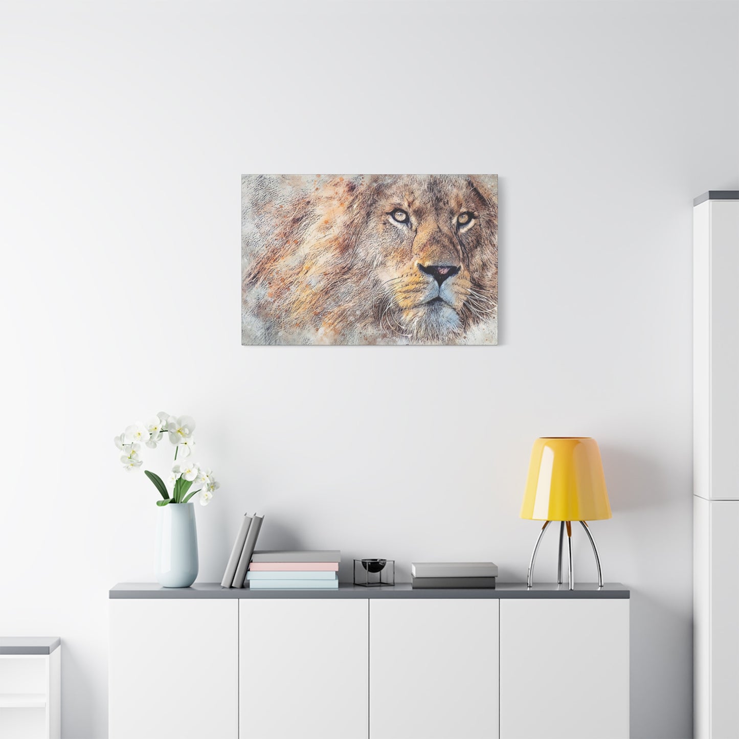 Lion Matte Canvas, Stretched, 1.25"