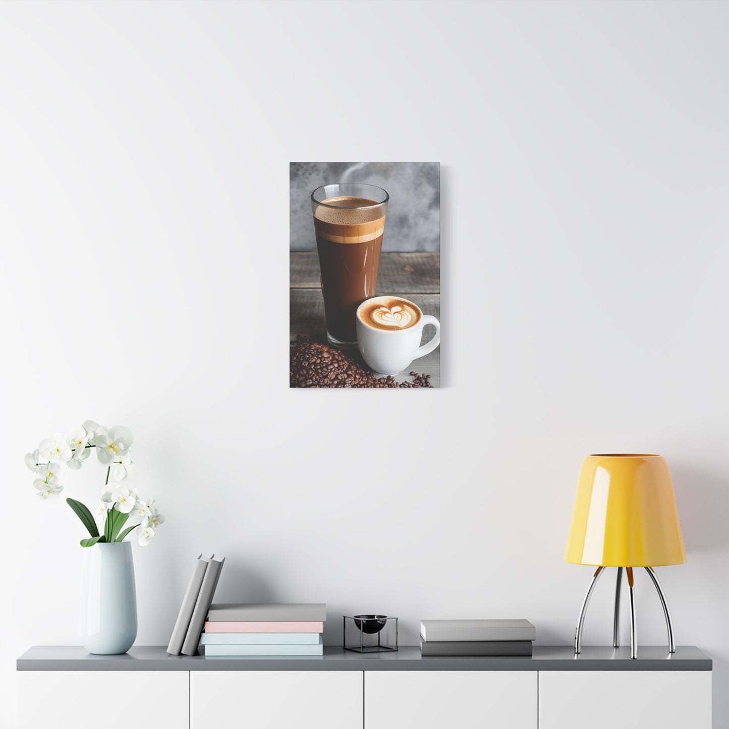 Coffee AI Gen Matte Canvas, Stretched, 1.25"