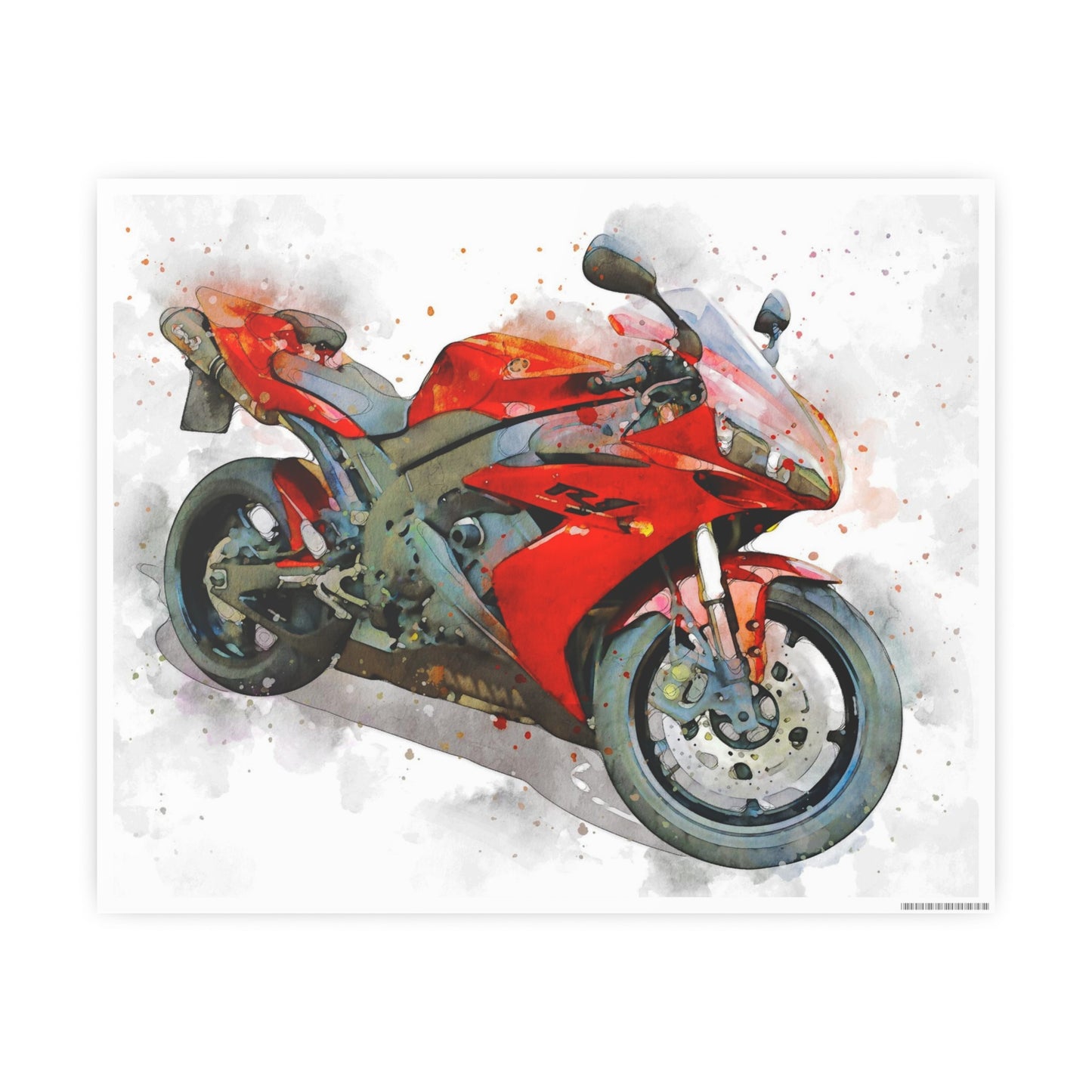 Yamaha R1 Photo Art Paper Posters