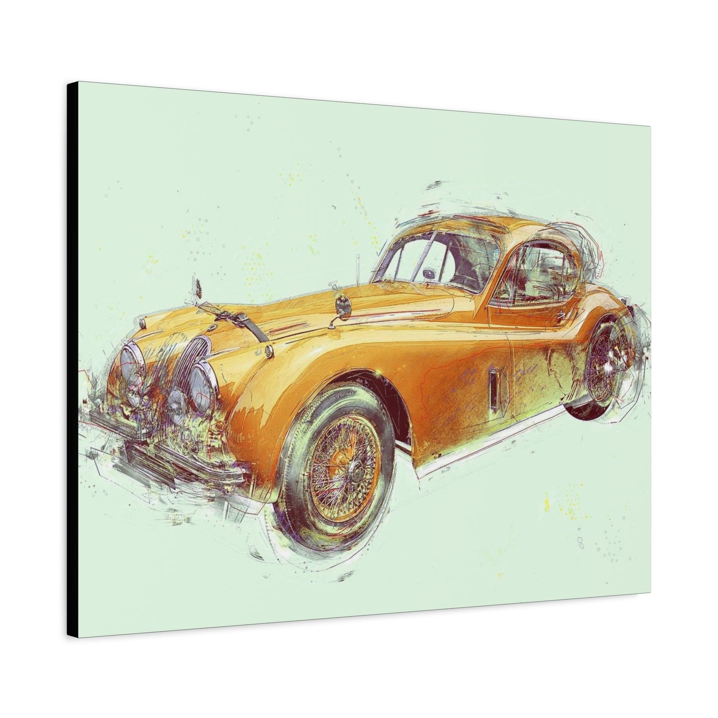 Jaguar Matte Canvas, Stretched, 1.25"