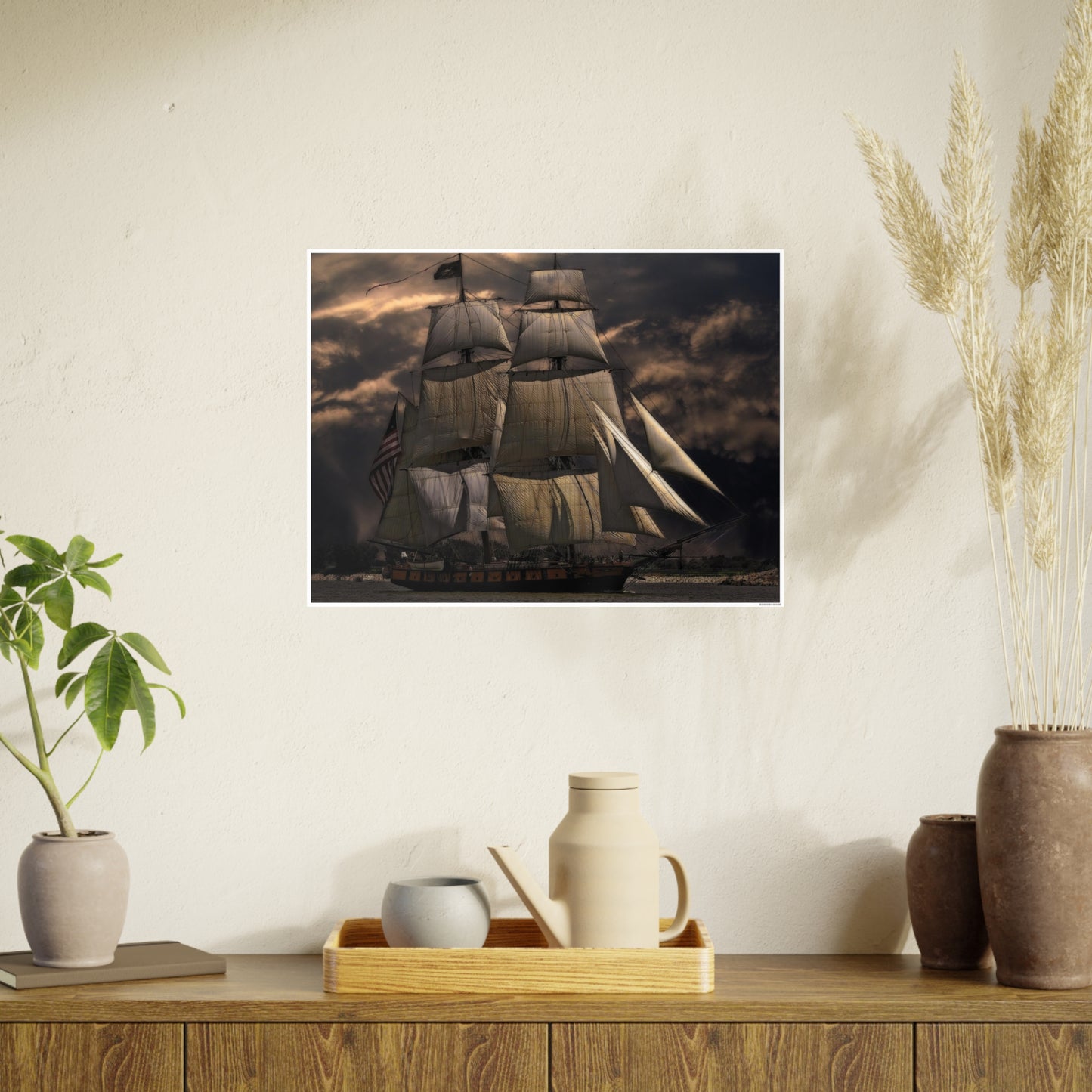 Sailing Ship Photo Art Paper Posters