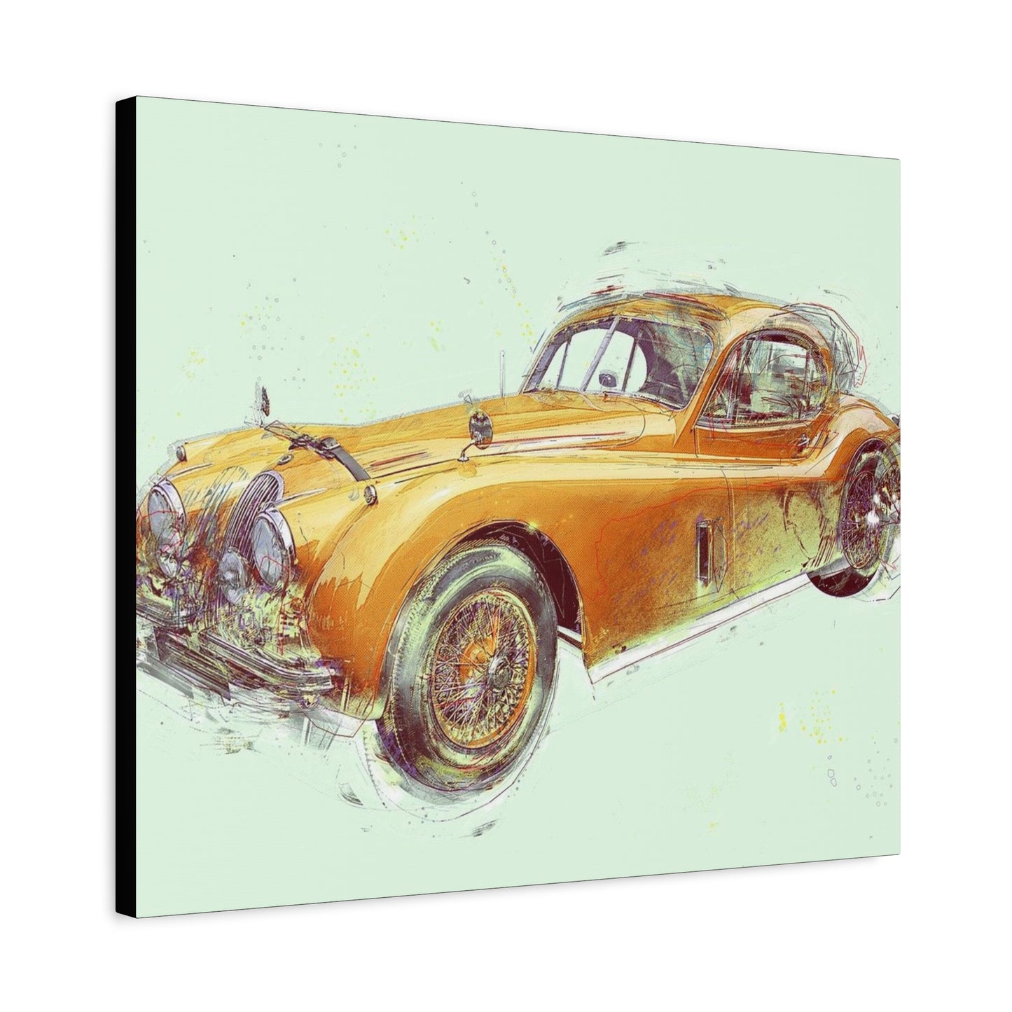 Jaguar Matte Canvas, Stretched, 1.25"