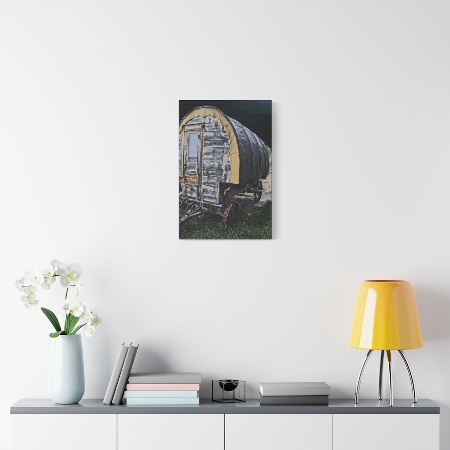 Chuck Wagon Matte Canvas, Stretched, 1.25"