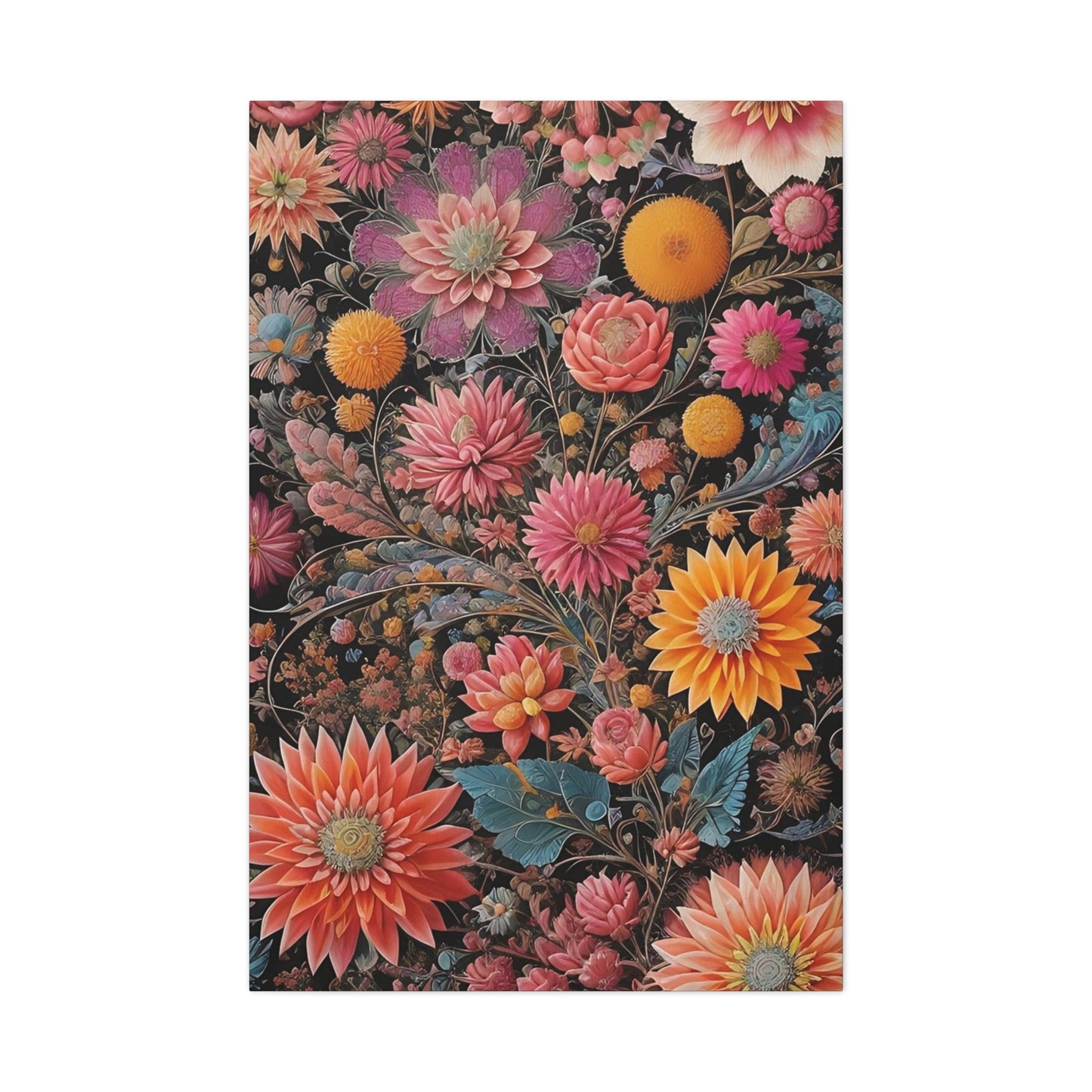 Flowers AI Gen Matte Canvas, Stretched, 1.25"