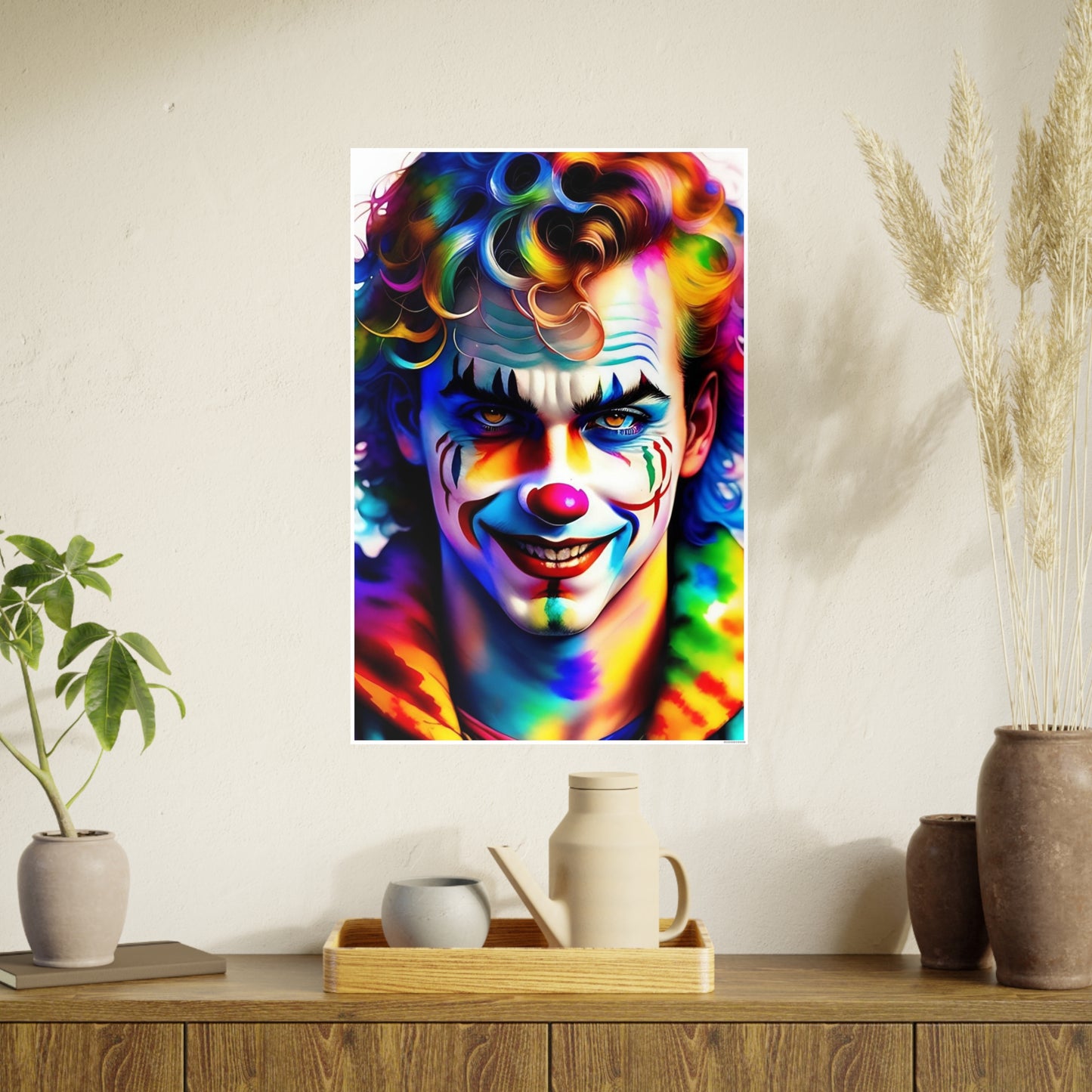 Clown AI Gen Photo Art Paper Posters