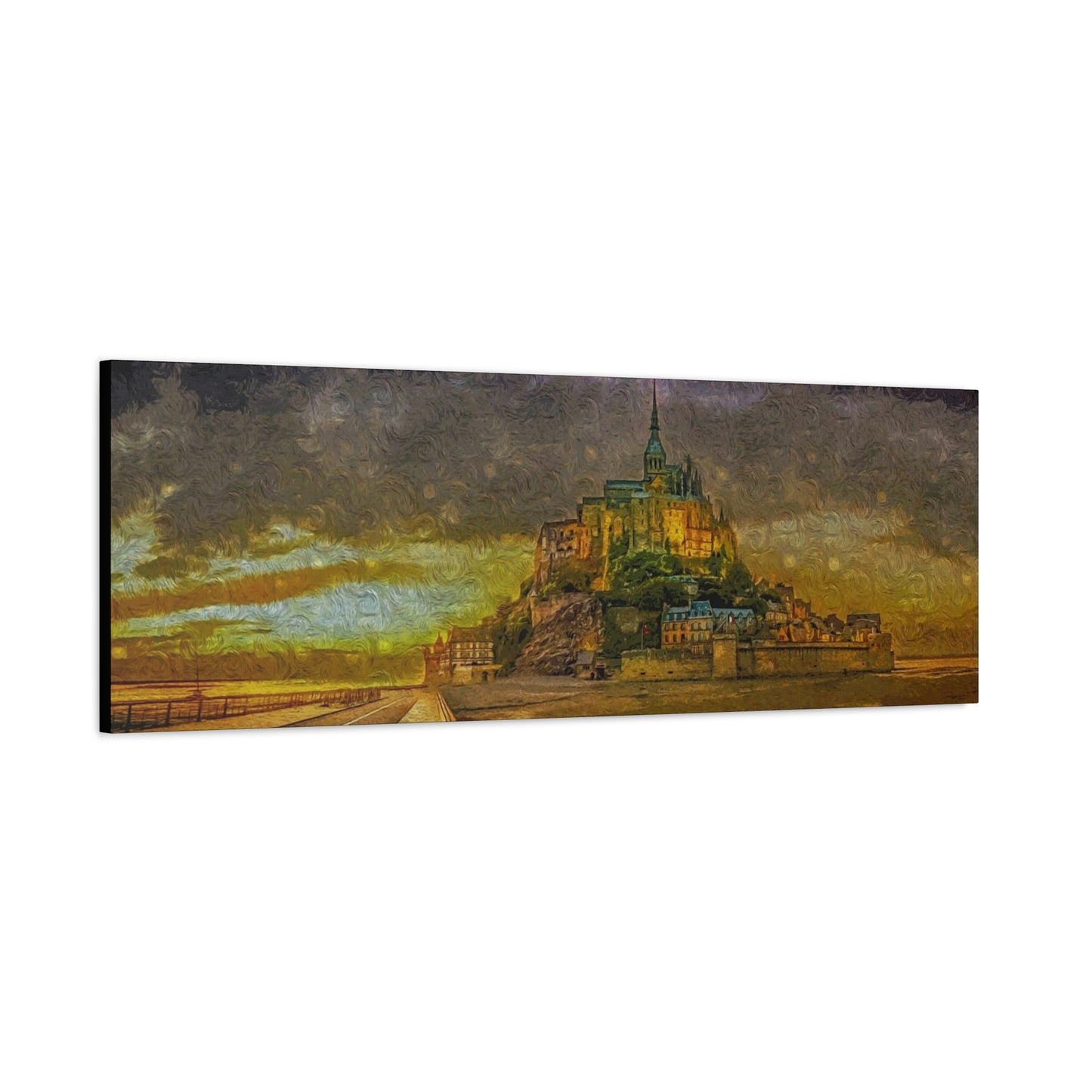 Mt St Michel Matte Canvas, Stretched, 1.25"