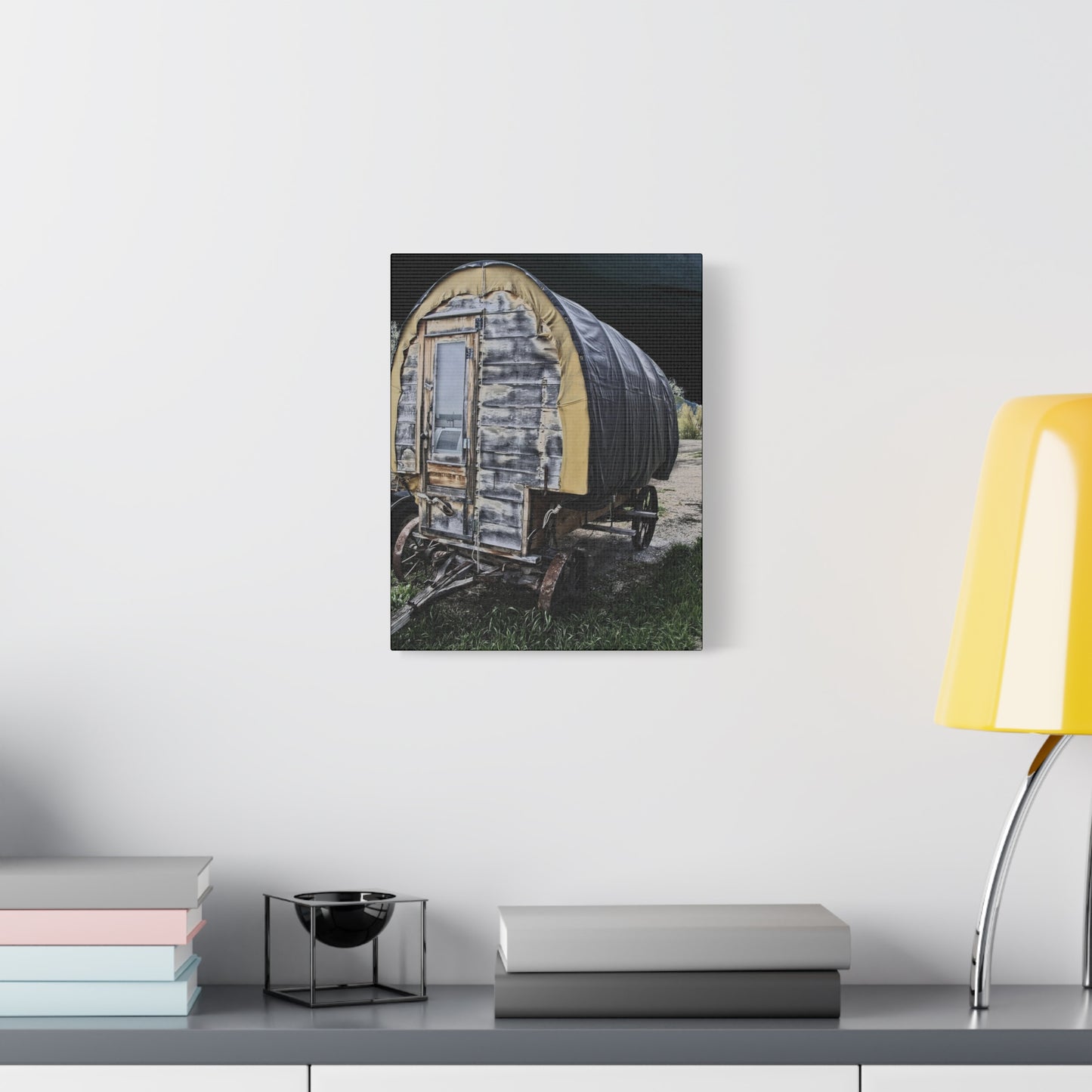 Chuck Wagon Matte Canvas, Stretched, 1.25"