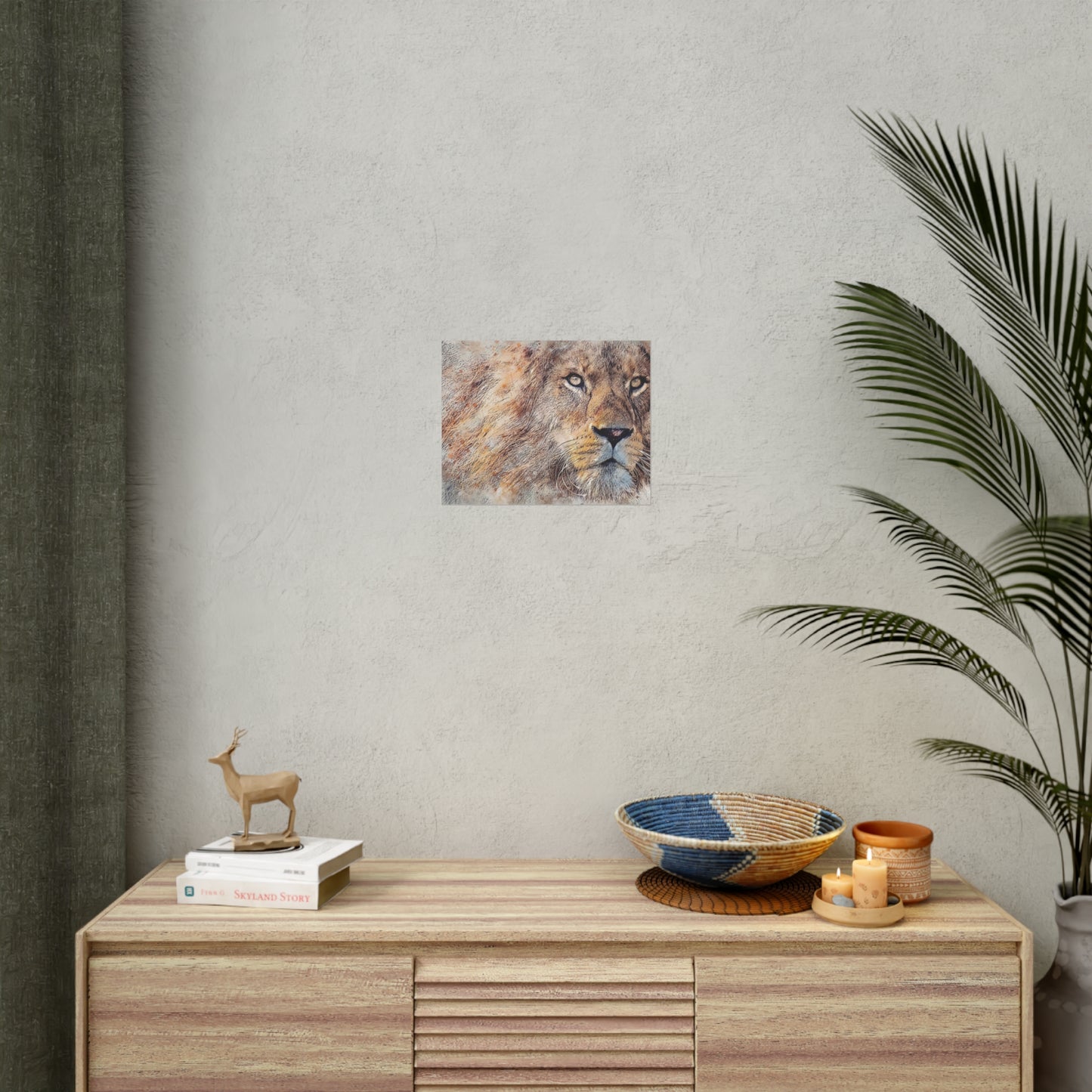Lion Rolled Posters