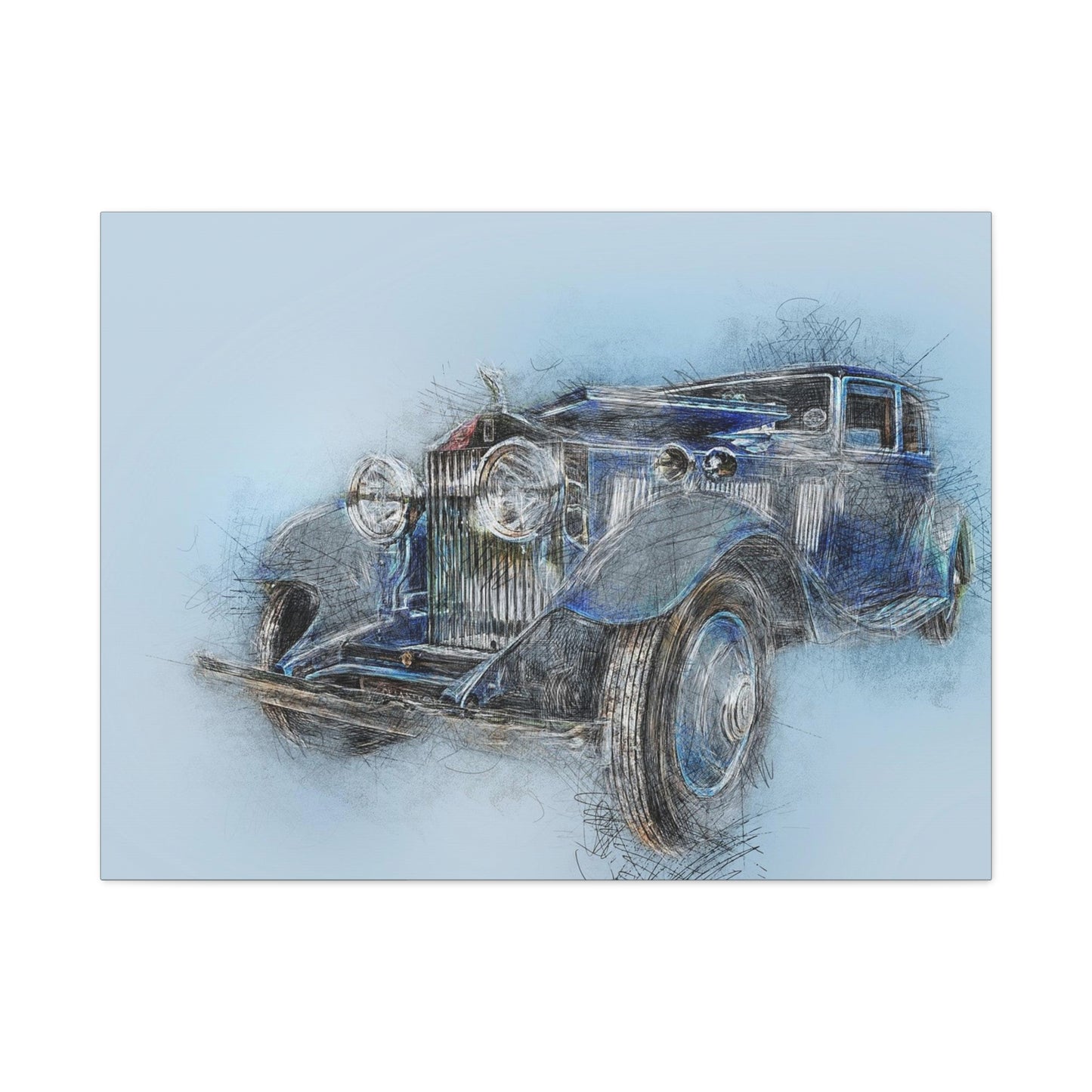 Old Car Matte Canvas, Stretched, 1.25"