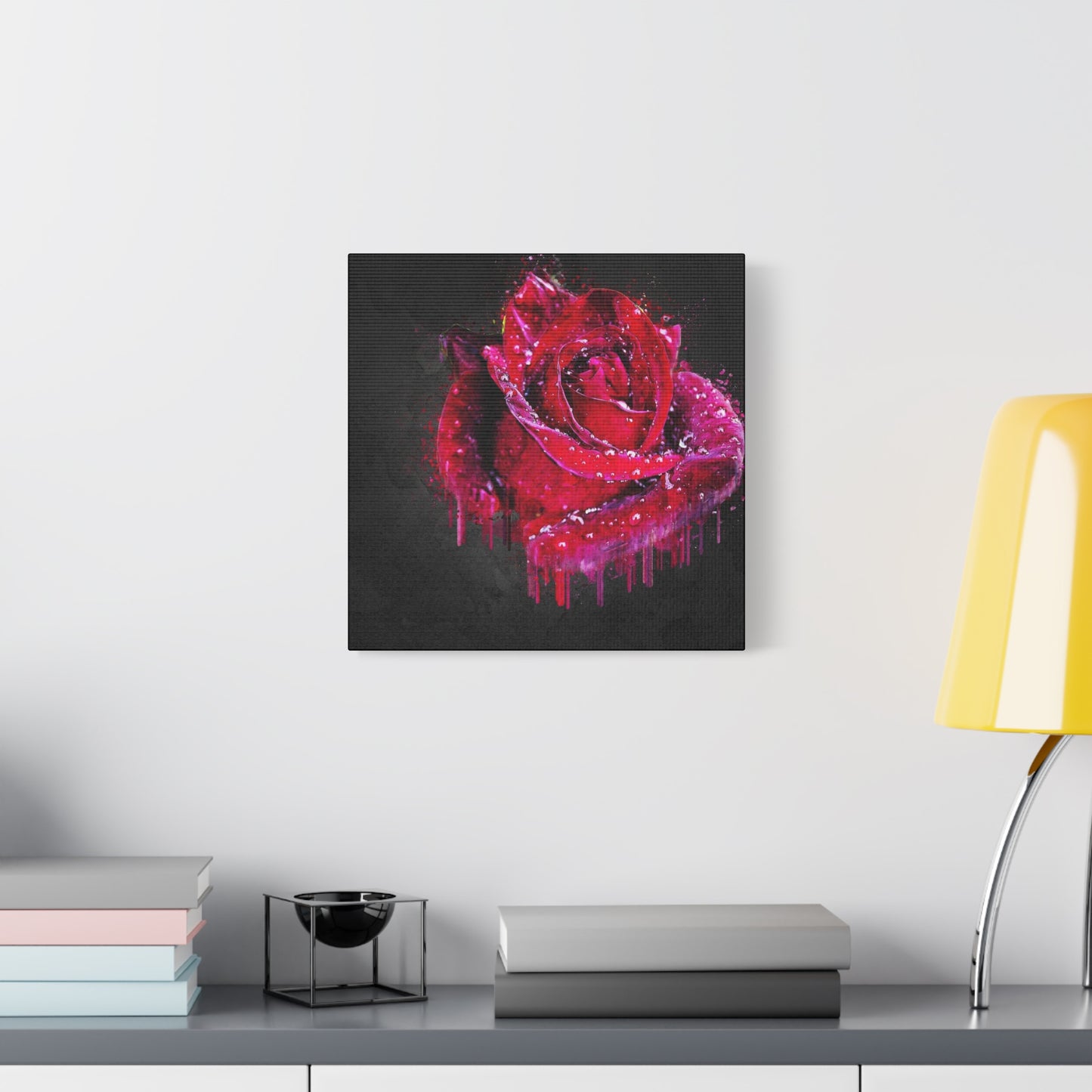 Rose Matte Canvas, Stretched, 1.25"
