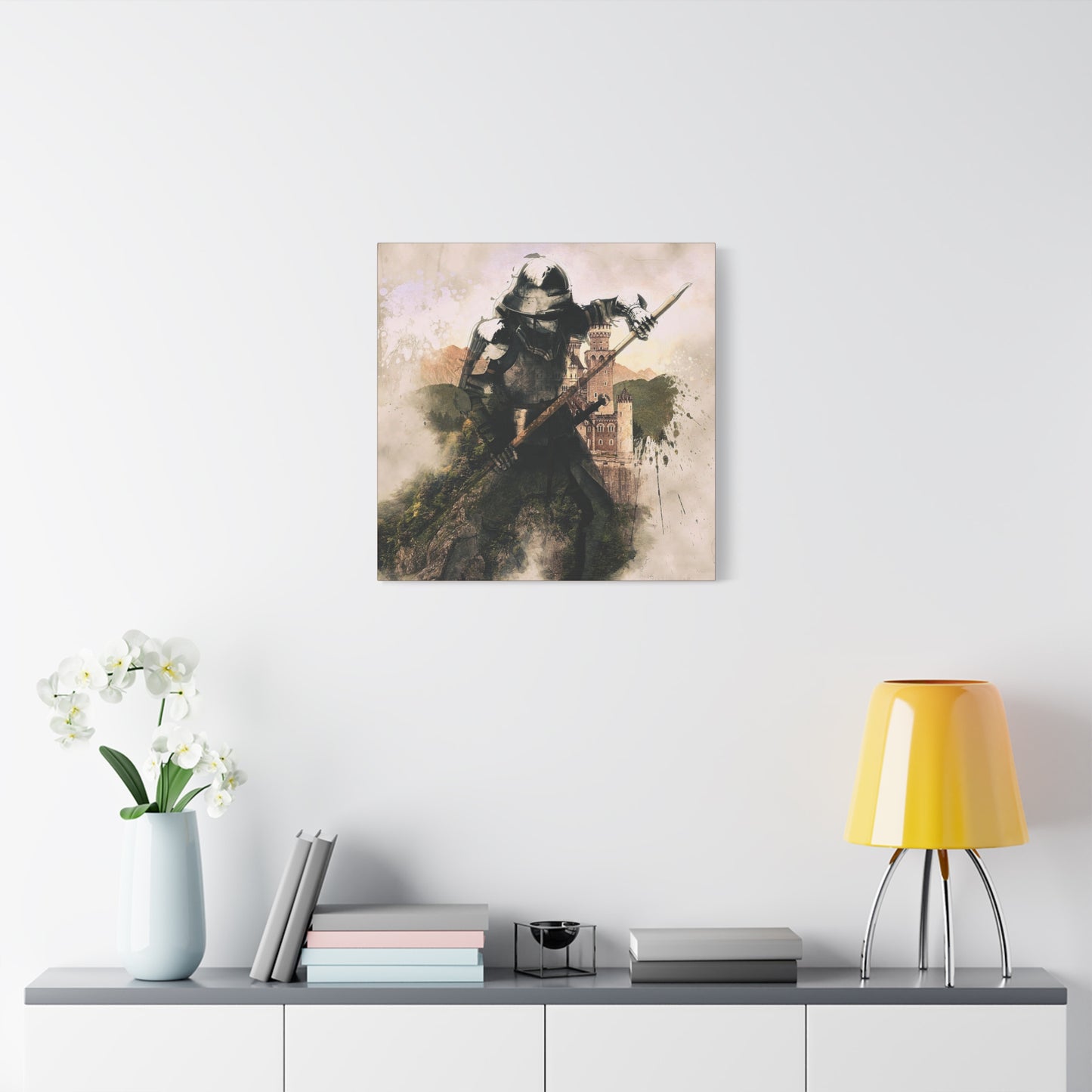 Medieval Knight Matte Canvas, Stretched, 1.25"
