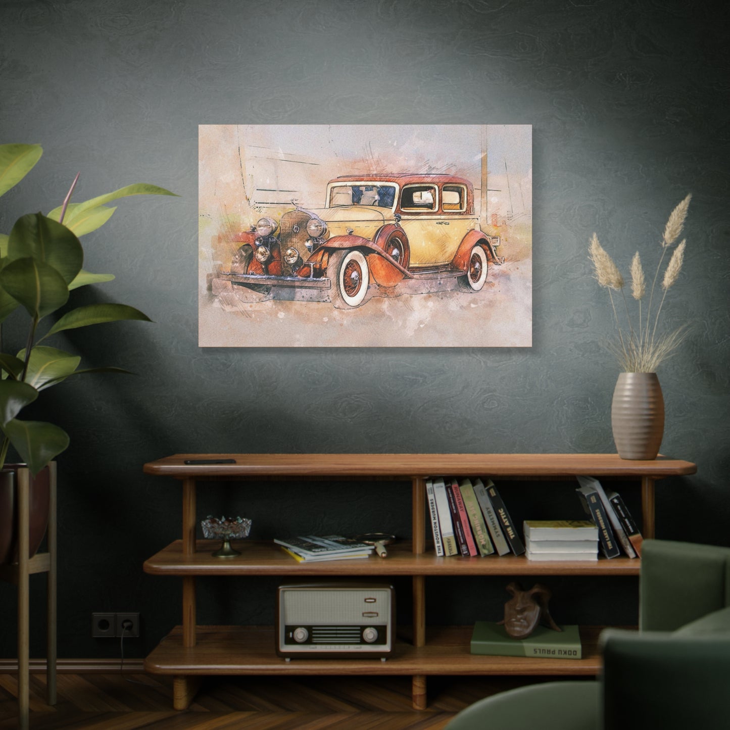 Cadillac Matte Canvas, Stretched, 1.25"