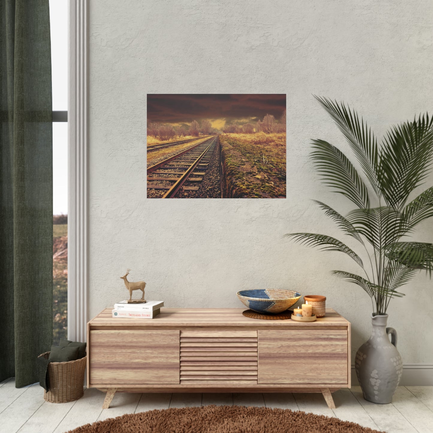 Tracks Rolled Posters