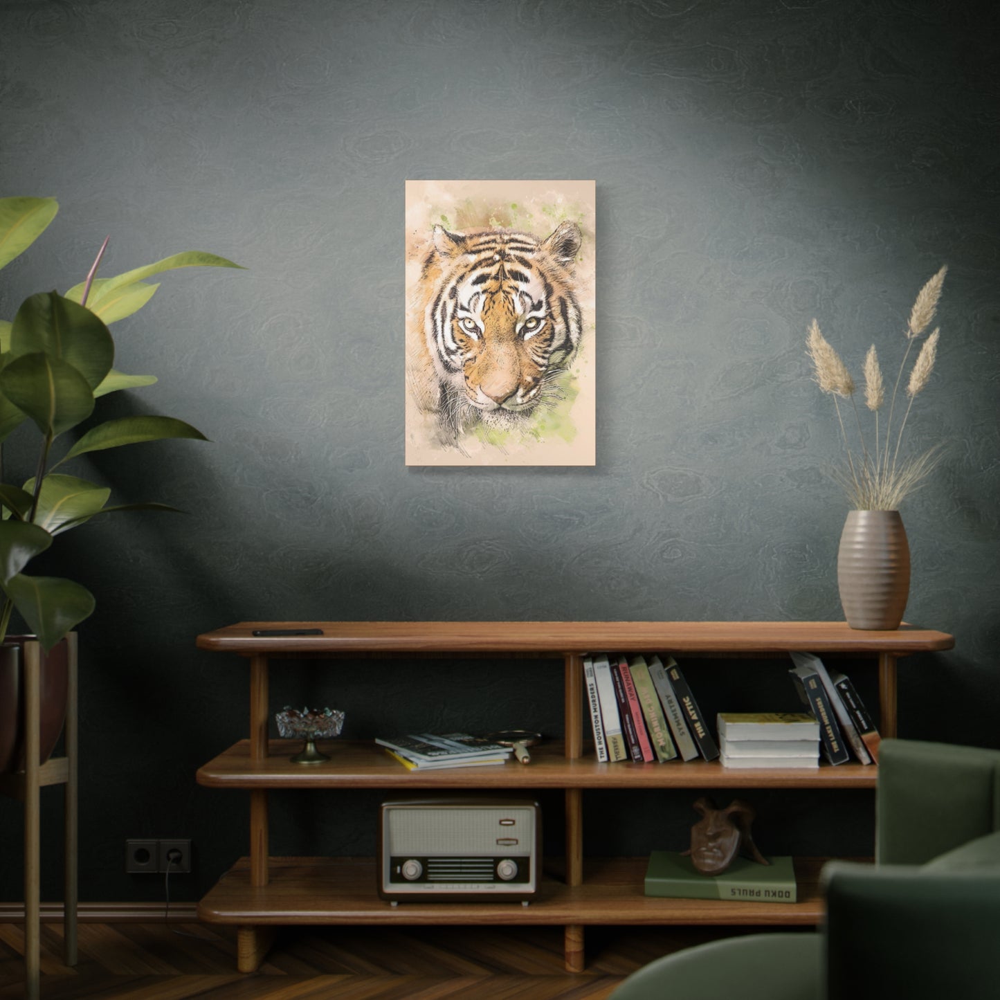 Tiger Matte Canvas, Stretched, 1.25"
