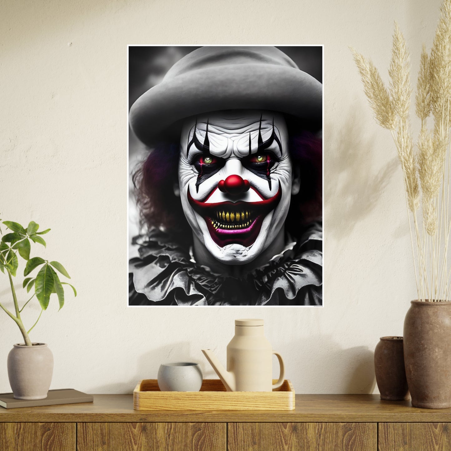 Clown AI Gen Photo Art Paper Posters