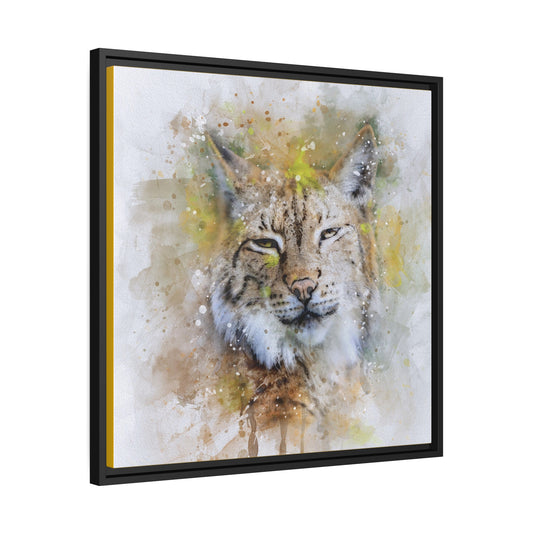 Bobcat Matte Canvas, Black Frame