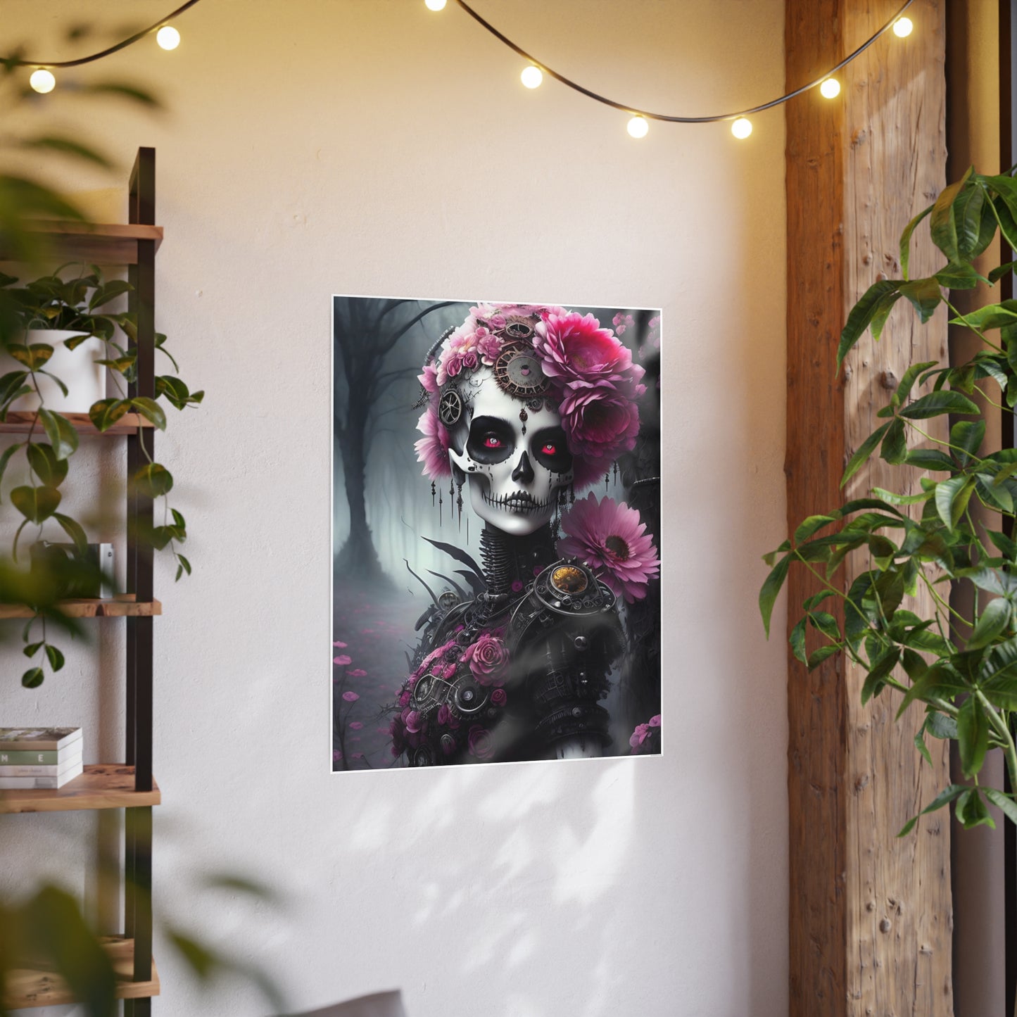 Skull AI Gen Photo Art Paper Posters