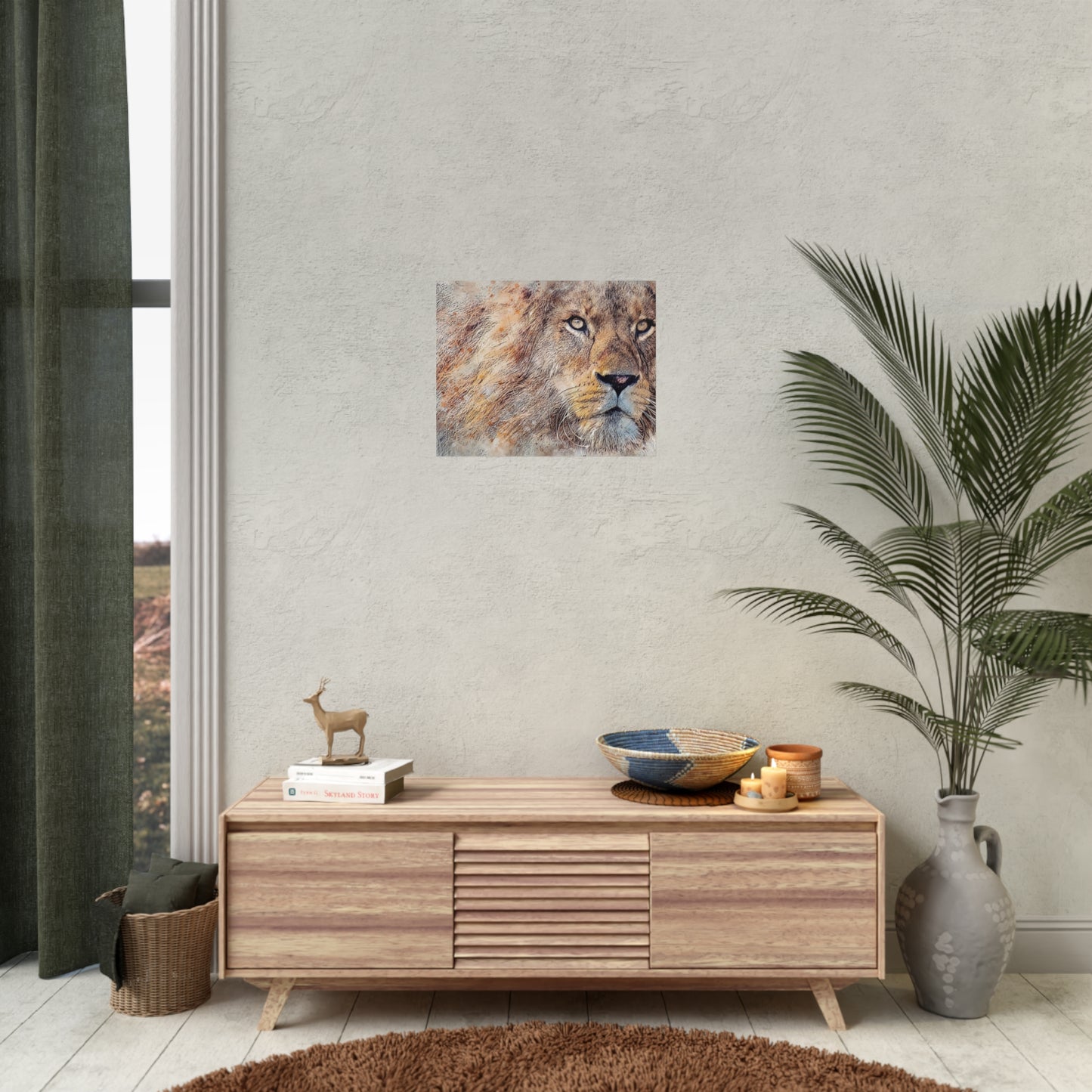 Lion Rolled Posters