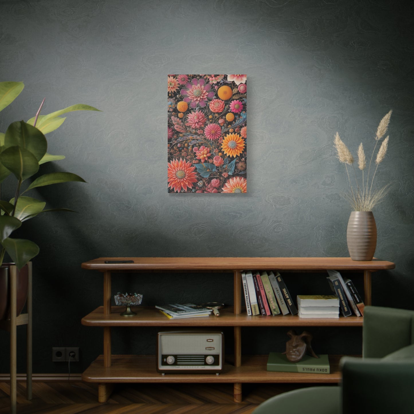 Flowers AI Gen Matte Canvas, Stretched, 1.25"