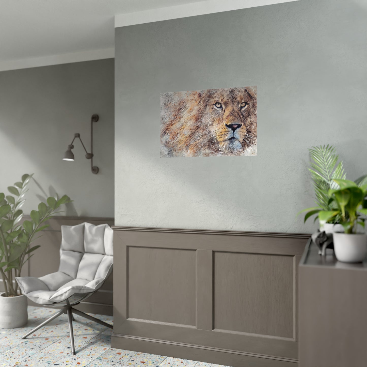 Lion Rolled Posters