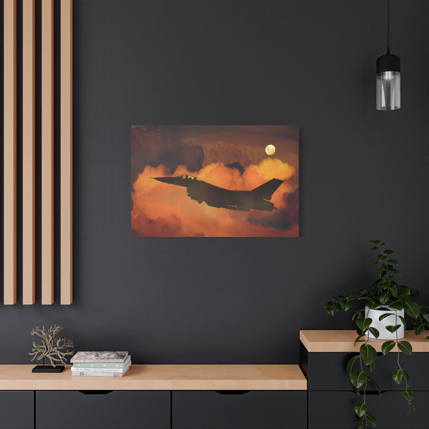 Jet Fighter Matte Canvas, Stretched, 1.25"