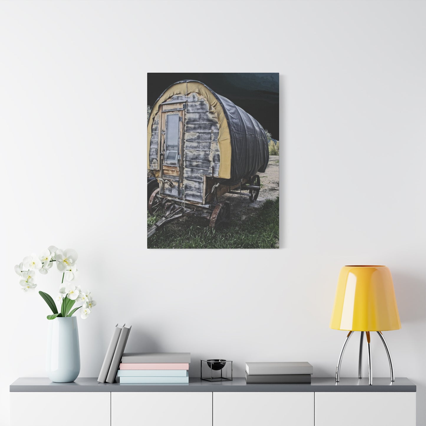 Chuck Wagon Matte Canvas, Stretched, 1.25"