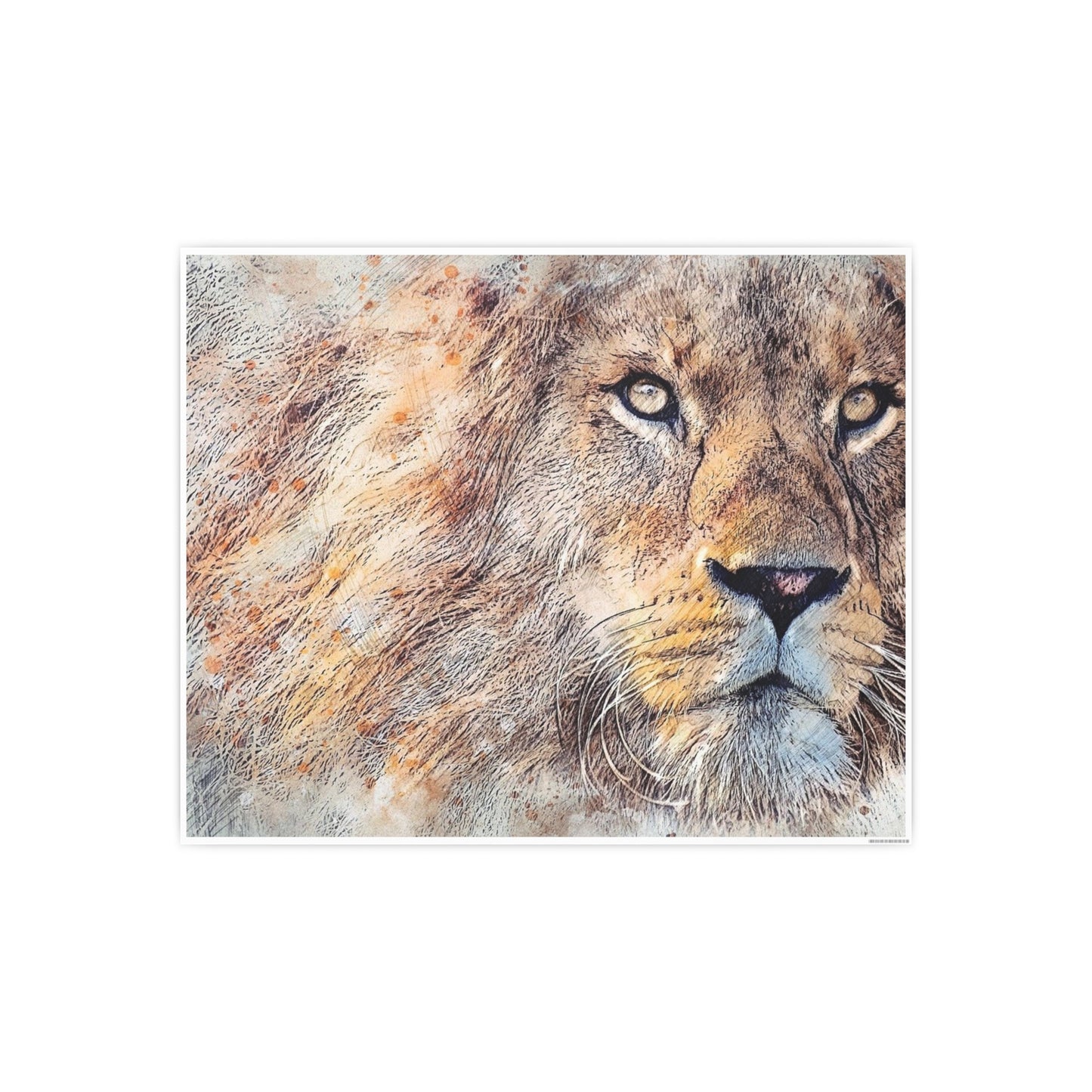 Lion Photo Art Paper Posters