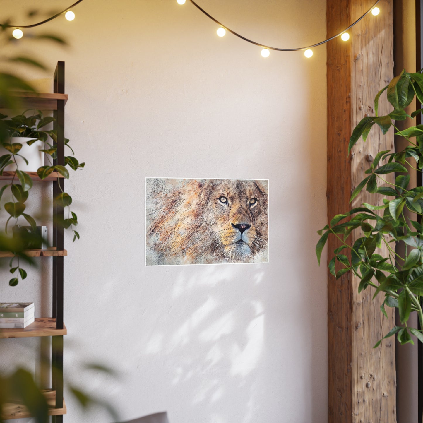 Lion Photo Art Paper Posters