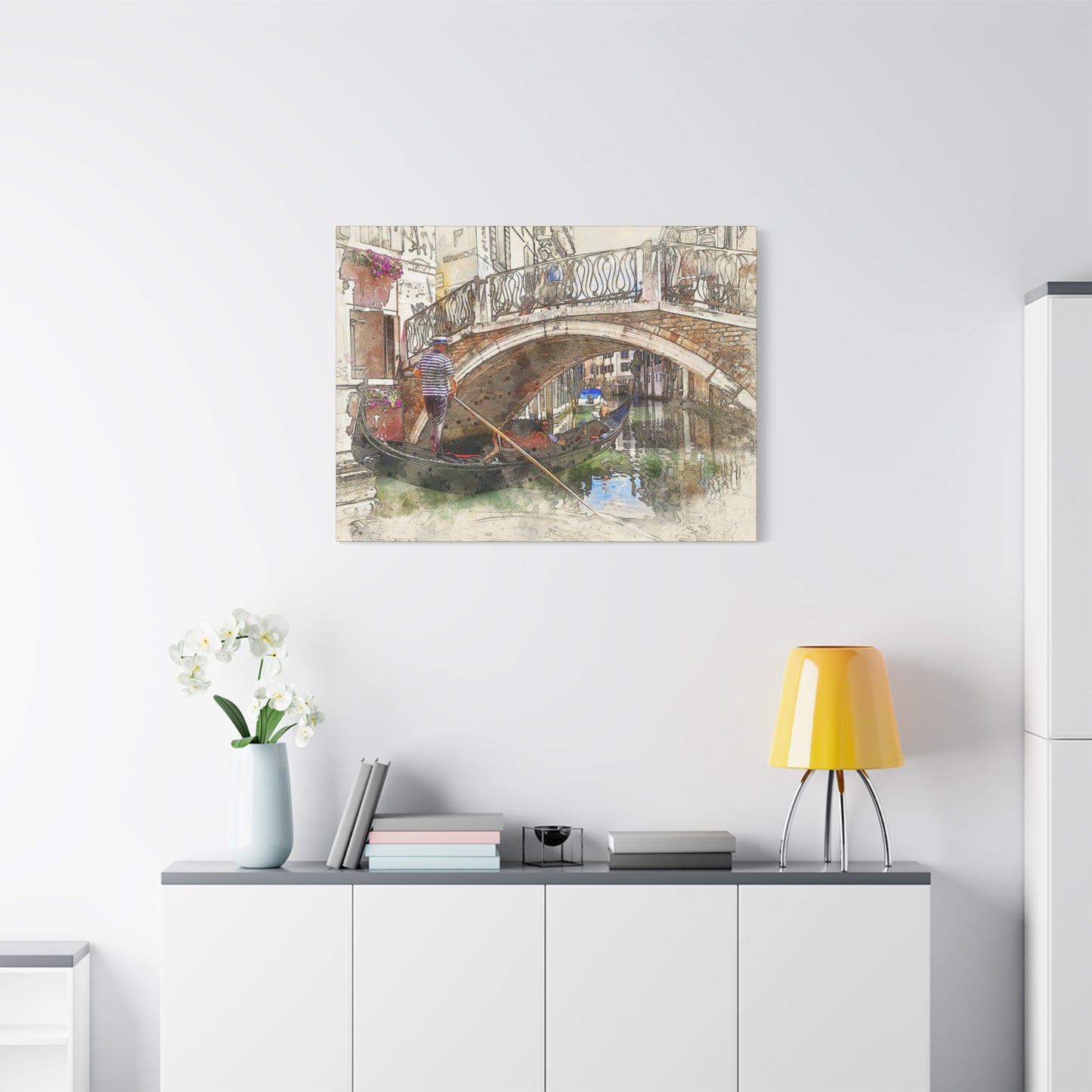 Gondola Matte Canvas, Stretched, 1.25"