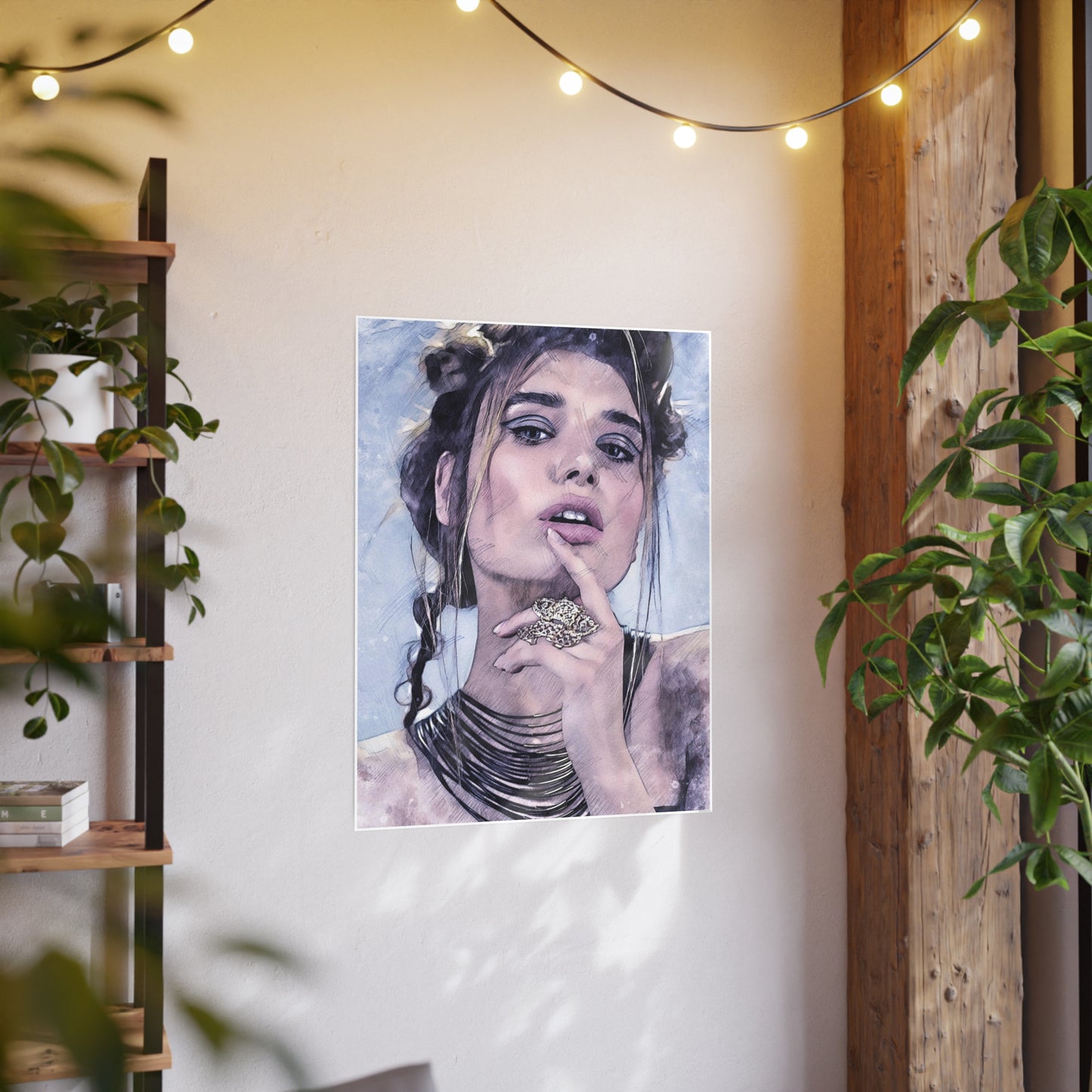Woman Photo Art Paper Posters