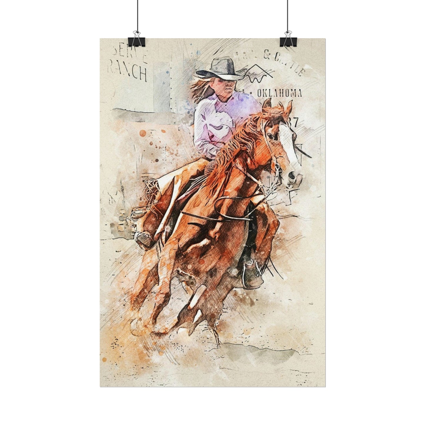Rodeo Rolled Posters